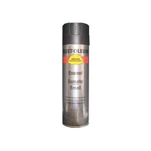 Rust-Oleum® V2178838 V2100 System Enamel Spray Paint, 15 oz Container, Liquid Form, Black, 12 to 20 sq-ft/can Coverage