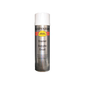 Rust-Oleum&reg; V2190838 V2100 System Enamel Spray Paint, 15 oz Container, Liquid Form, White, 12 to 20 sq-ft/can Coverage