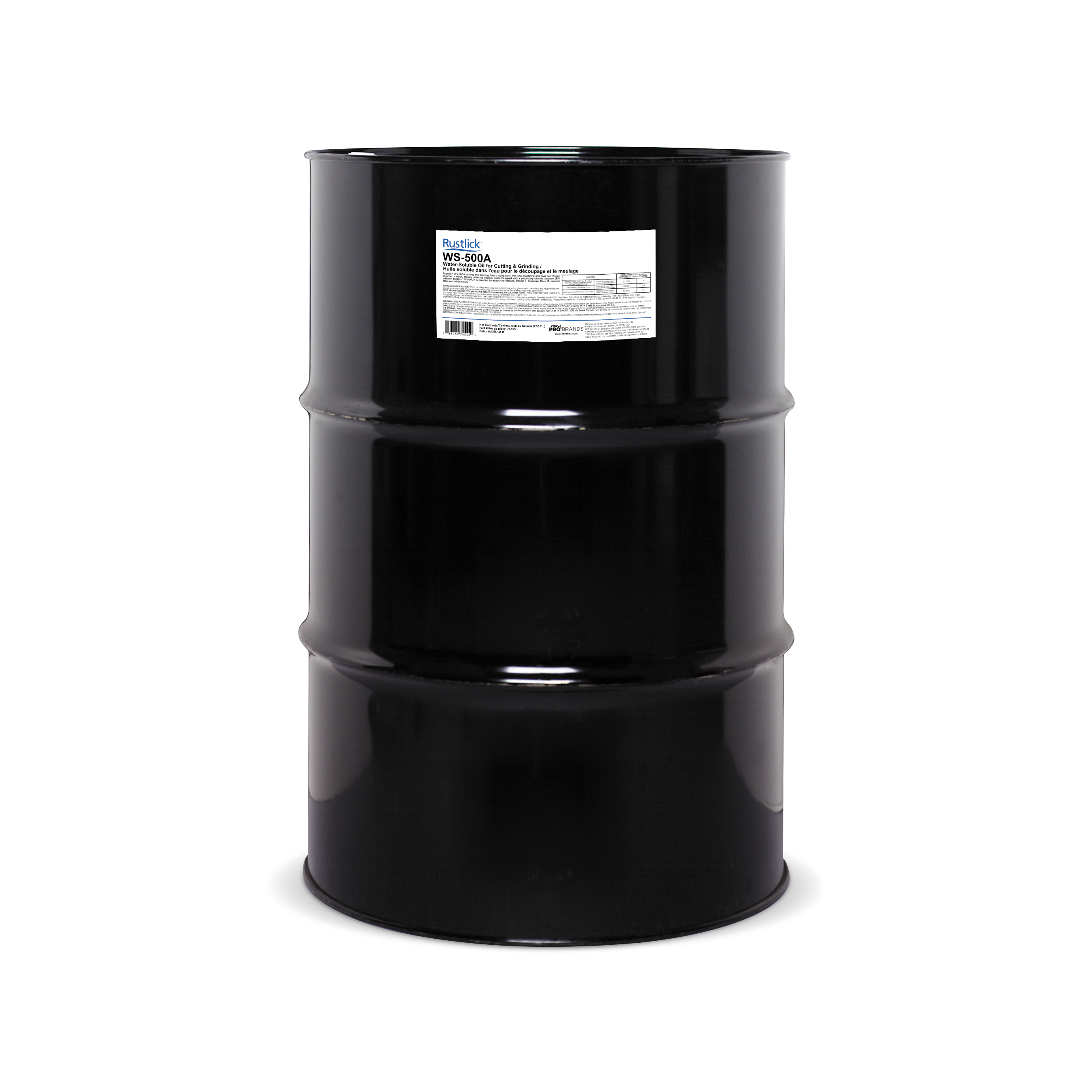 Rustlick&trade; 74055 WS-500A Heavy Duty Cutting and Grinding Fluid, 5 gal Pail, Characteristic, Liquid, Dark Brown