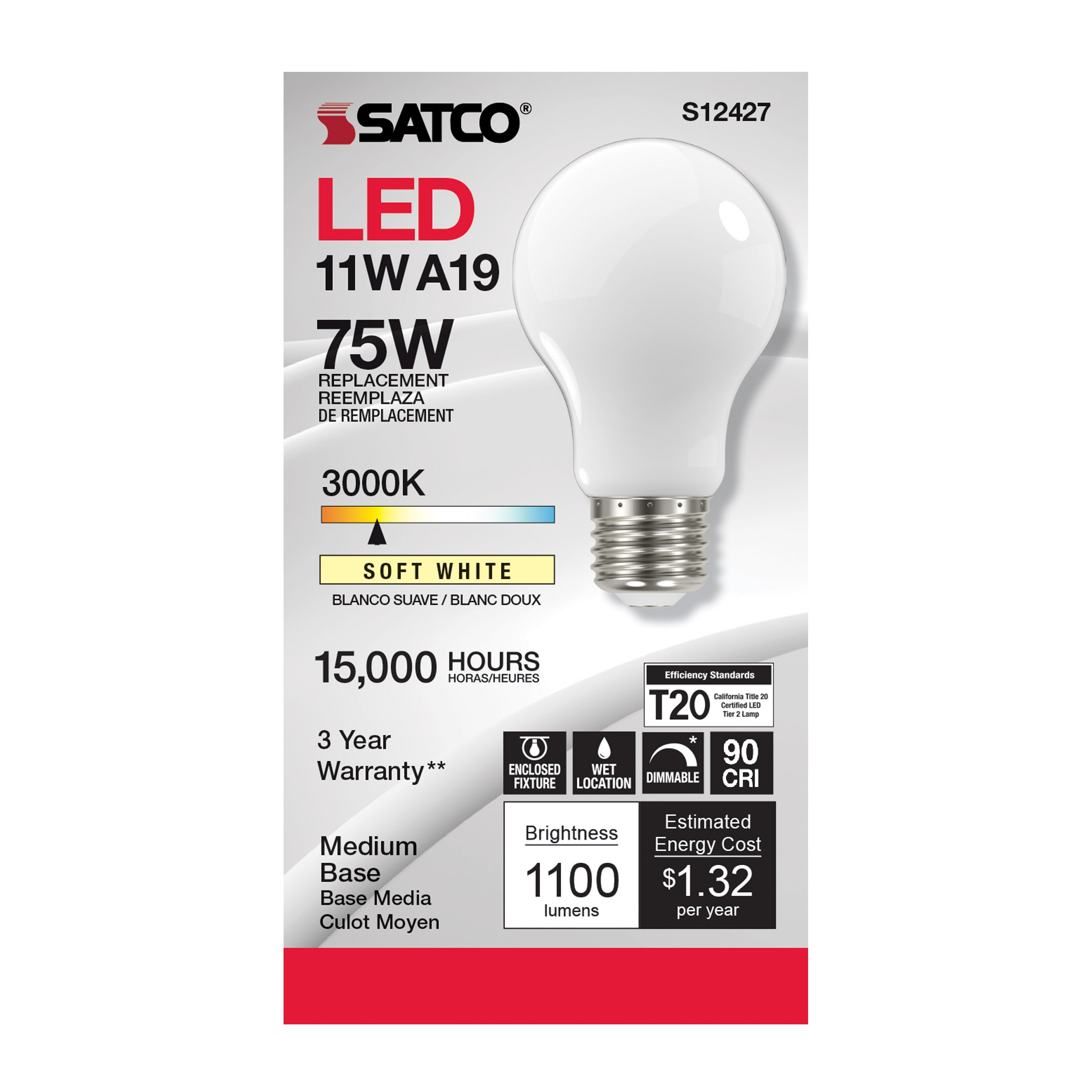 SATCO&reg; S12427