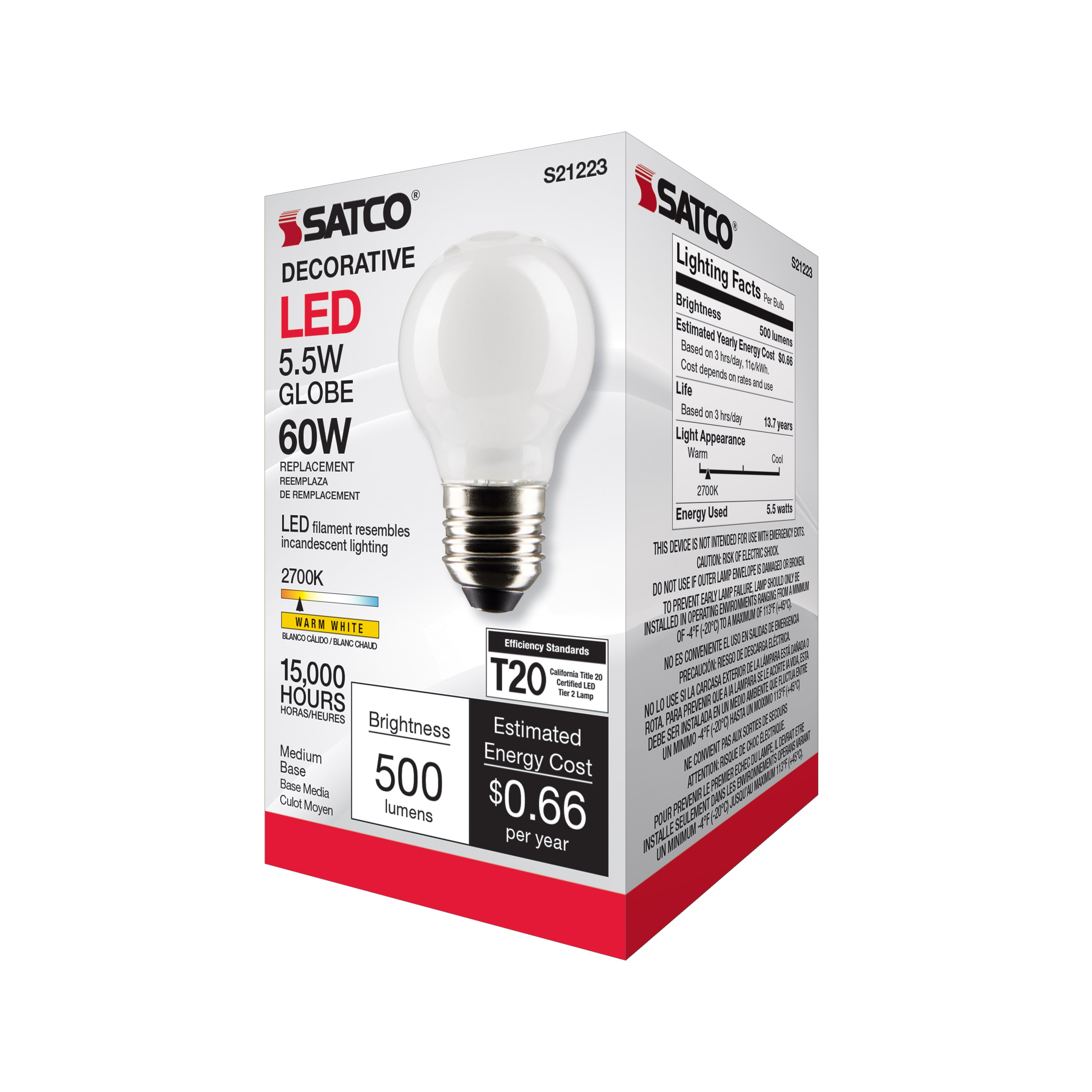 SATCO&reg; S21223 550029