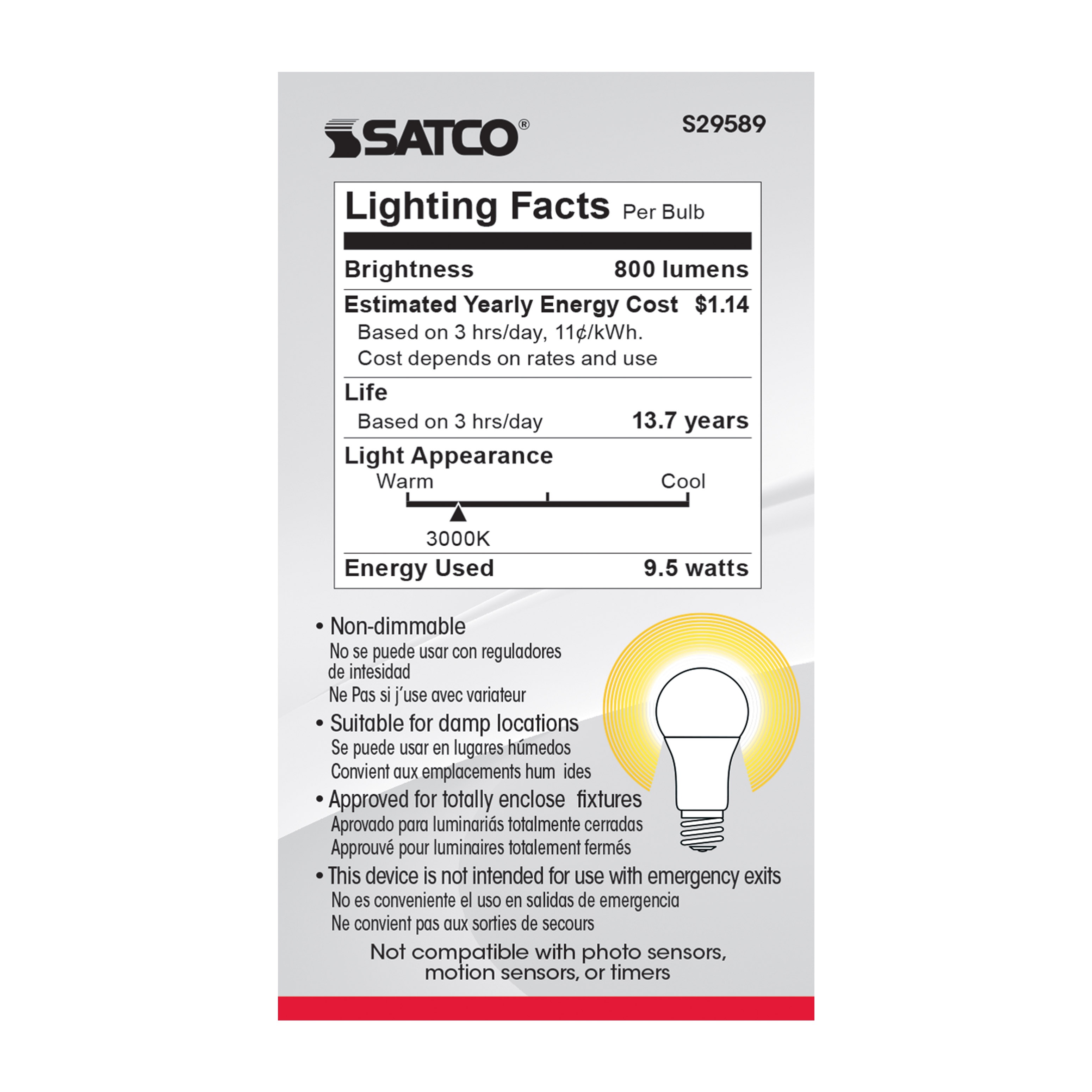 SATCO&reg; S29589