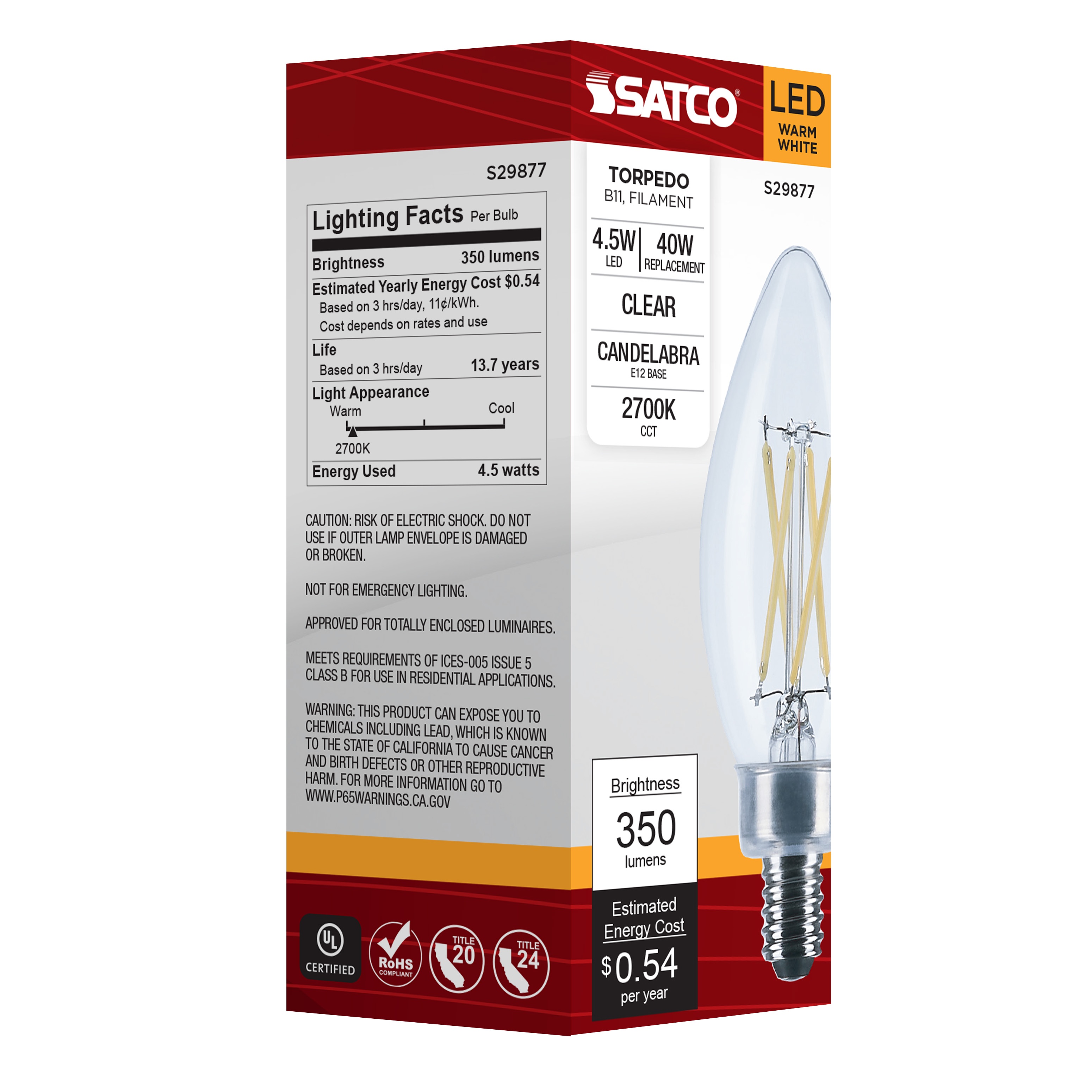 SATCO&reg; S29877