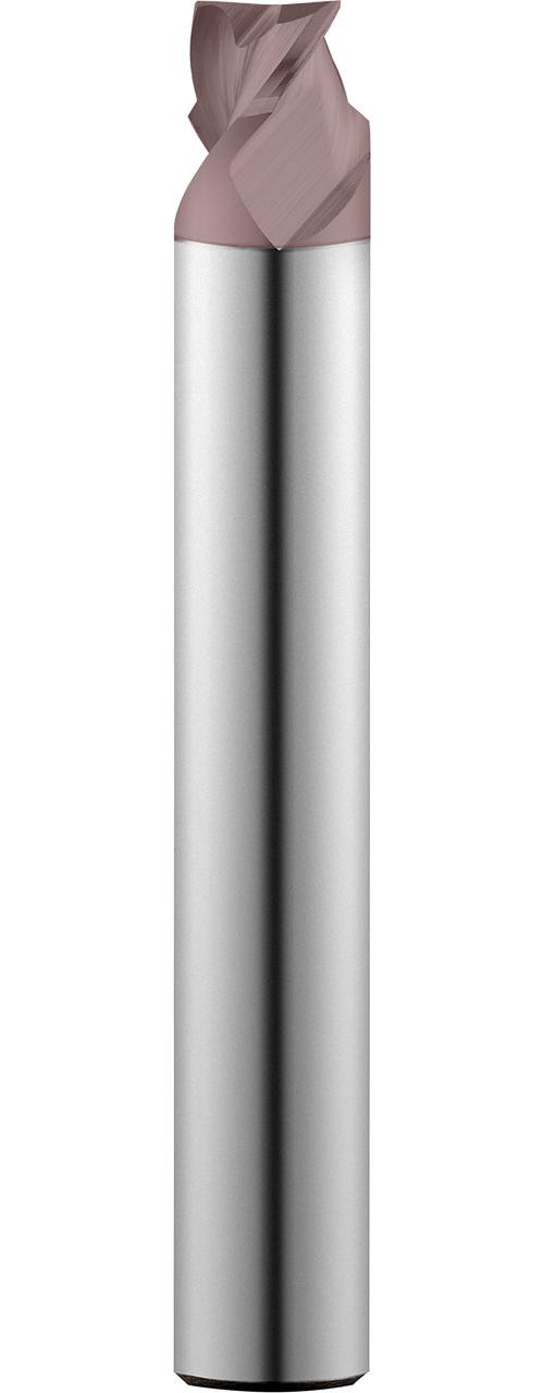 SGS&reg; 33361 33C PRT Series Ferrous Heavy Core Recoil Groove Picatinny Rail Tool, 0.21 in Dia Cutter, 0.126 in W Cutting, 3 Teeth, 1/4 in Dia Shank, 1-3/4 in OAL