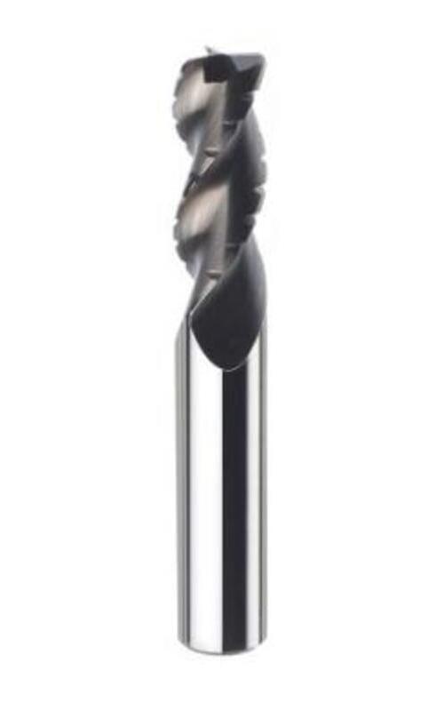 SGS&reg; 44304 43CB Corner Radius High Performance Metric Chip Breaker End Mill, 20 mm Dia Cutter, 38 mm Length of Cut, 3 Flutes, 20 mm Dia Shank, 104 mm OAL, Uncoated