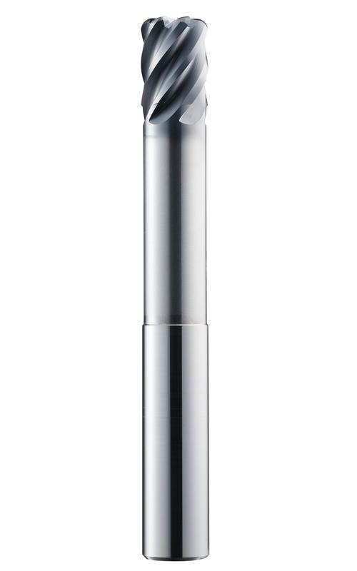 SGS&reg; 35191 T-Carb&reg; 51LC High Performance Imperial Corner Radius End Mill, 1 in Dia Cutter, 1/4 in Corner Radius, 1-1/4 in Length of Cut, 6 Flutes, 1 in Dia Shank, 6 in OAL, Proprietary Nano Composite Coated