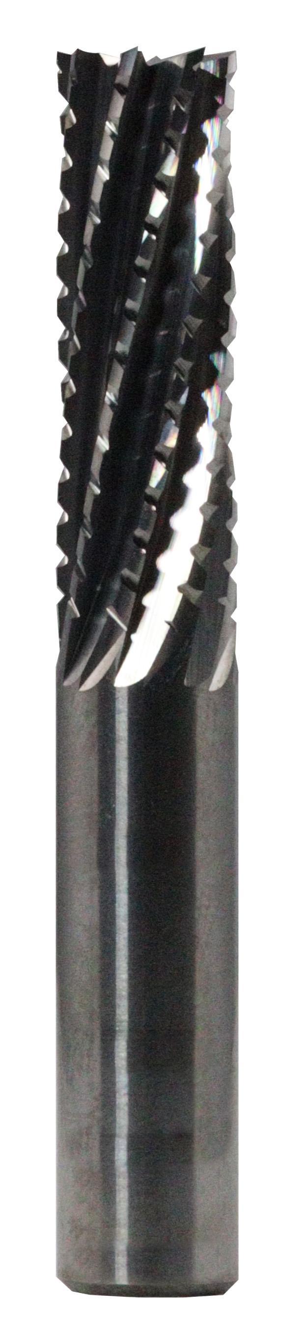 SGS&reg; 82980 31M-CCR Chipbreaker Coarse Cut High Performance Regular Length Router Bit With End Cut, 12 mm Dia Cutting, Square End, 89 mm OAL, 38 mm D Cutting, 12 mm Dia Shank, Carbon Composite