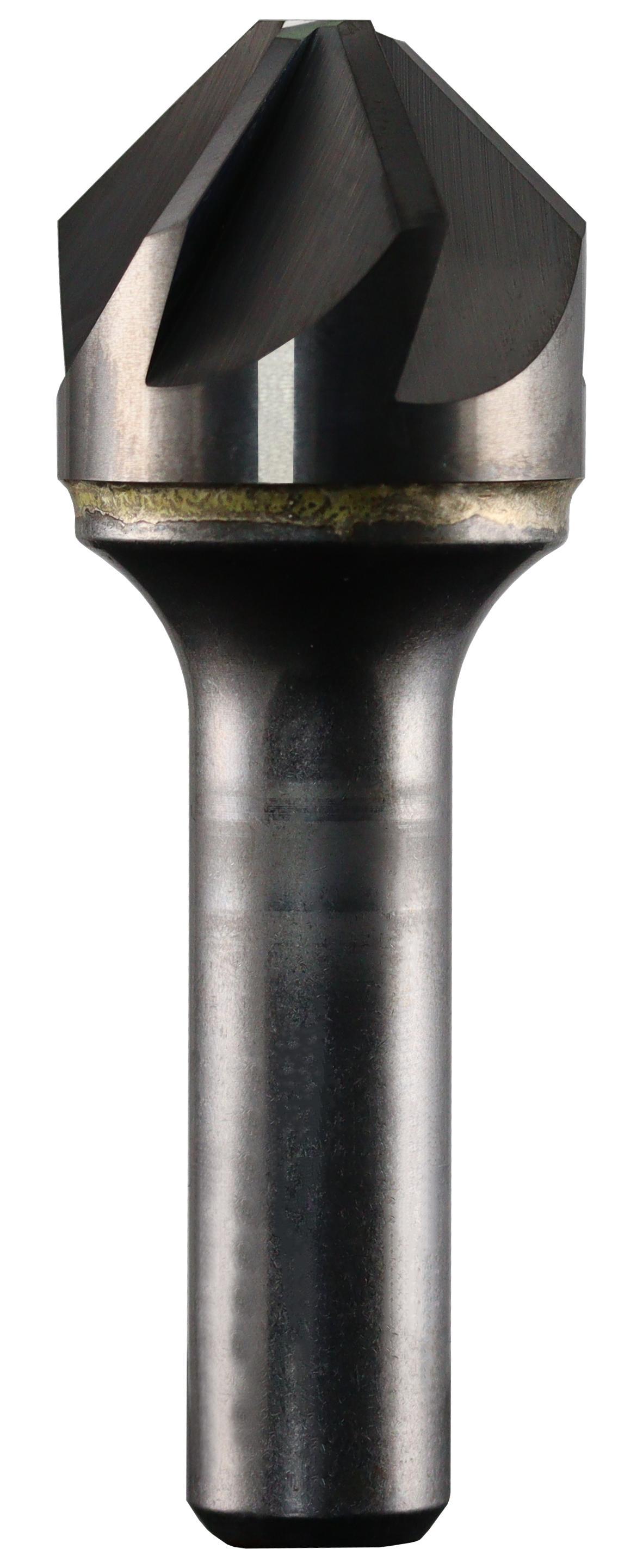SGS&reg; 74261 606 Countersink, 1/2 in Dia Body, 1/4 in Dia Shank, 6 Flutes, 90 deg Included, 0.16 in Dia Min Cutting, Solid Carbide