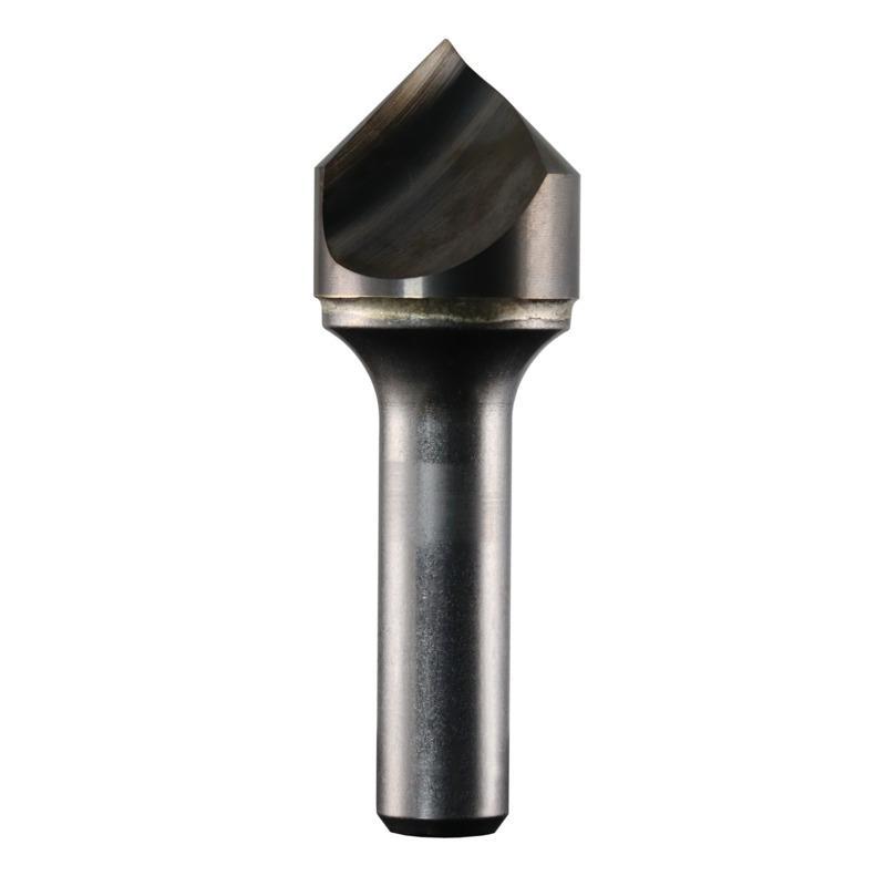 SGS&reg; 74001 601 Countersink, 1/8 in Dia Body, 1/8 in Dia Shank, 1 Flutes, 60 deg Included, 1/8 in Dia Min Cutting, Solid Carbide