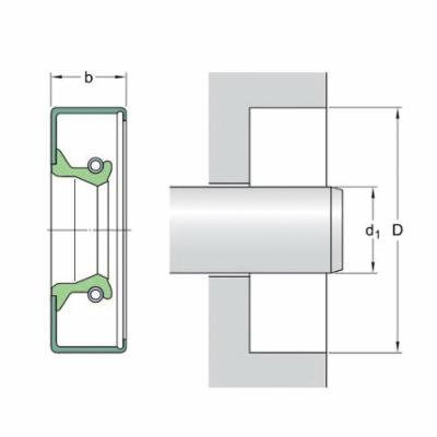 CR Seals® 110X130X12 CRW1 V
