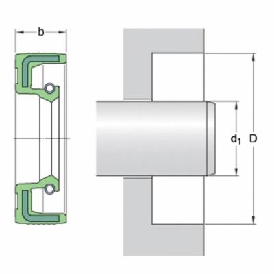 CR Seals&reg; 140X170X12 HMS5 RG SKF140X170X12HMS5RG