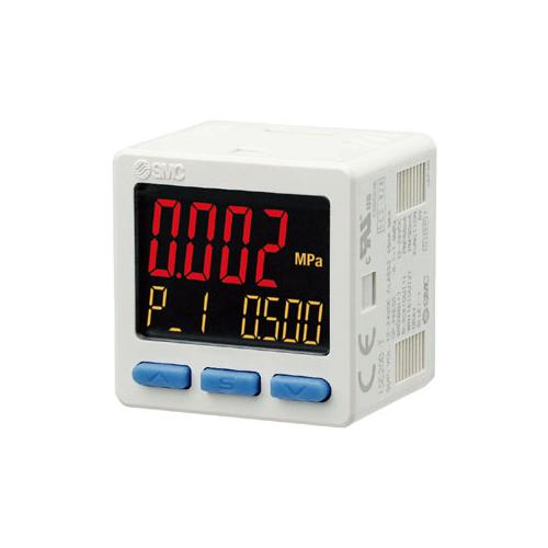 SMC&reg; ISE20B-V-P-N01-W ISE20B Digital Pressure Switch, -0.1 to 1 |MPa Measuring, 1/8 NPT Connection, PNP Output, Electrical Ratings: 35 mA at 12 to 24 V DC, +/- 2 % FS, +/- 1 Digit Accuracy