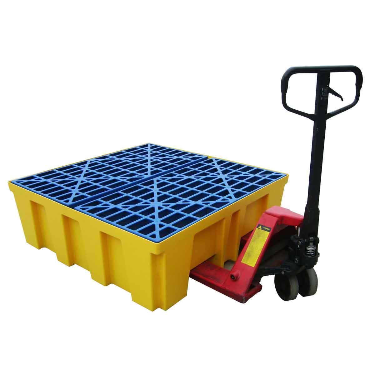 Eagle Manufacturing 1633 Modular Platform, 1 Drums, 15 gal Spill, 2000 lb Load, HDPE