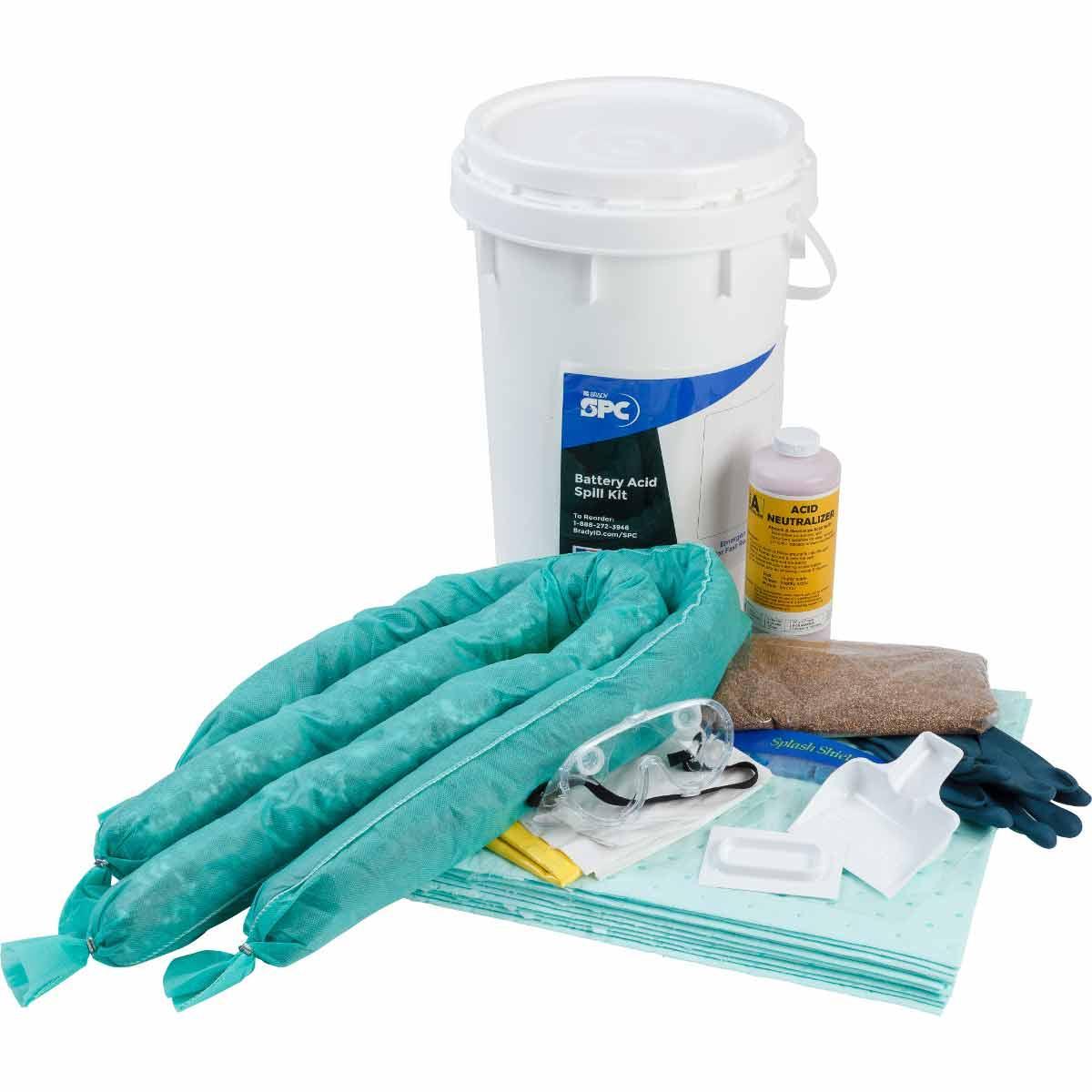SPC&reg; Hazwik&trade; SKH-K2 Mobile Spill Kit, Caddie/Trolley, Fluids Absorbed: Chemical