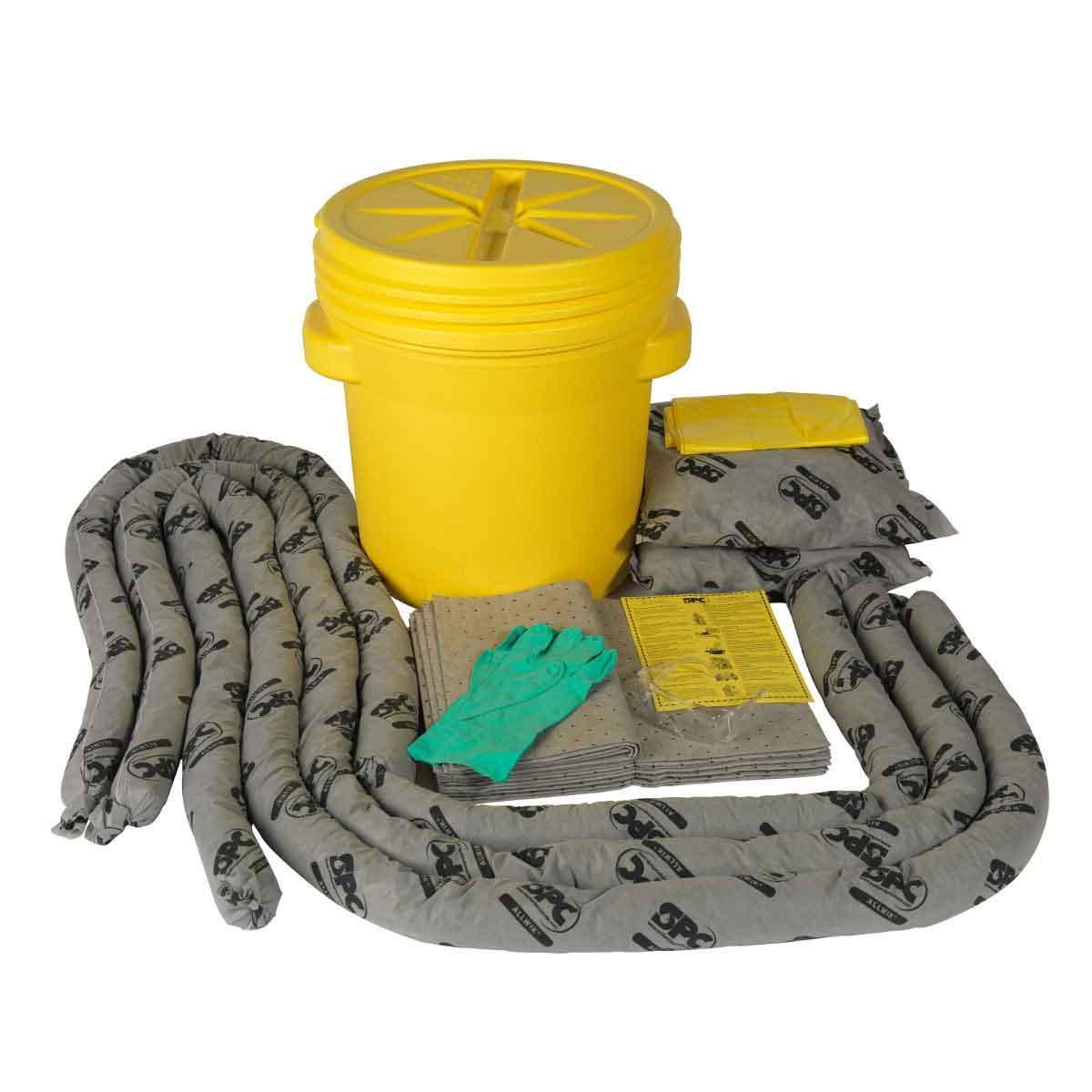 SPC® AllWik® SKA-ATK Attack Pac® Portable Spill Kit, Bag, Fluids Absorbed: Universal