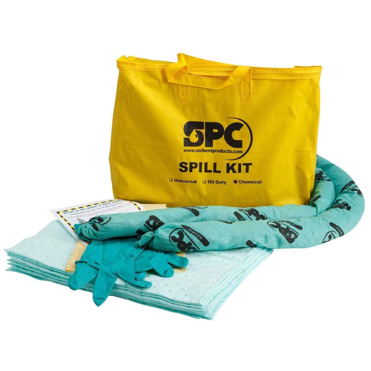 Meltblown HZSK-55 Hazmat Spill Kit, 55 gal Lever Lock Plastic Drum, Fluids Absorbed: Universal