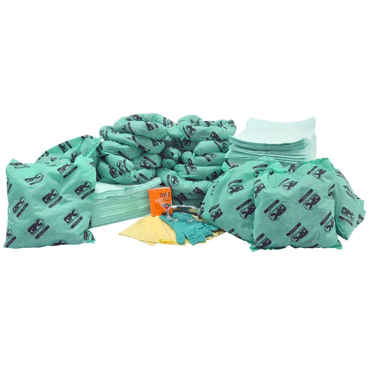 SPC® AllWik® SKA65-TAA Lab Pack Spill Kit, 65 gal Drum, Fluids Absorbed: Universal