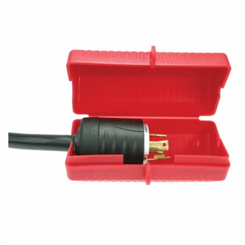 product STOPOUT&reg; KDD170 1-Pole Clamp-On Low Profile Circuit Breaker Lockout With Screw, For Use With 120 to 240 V Circuit Breaker, 1 Padlocks, 9/32 in Dia Max Padlock Shackle, Plastic, Red