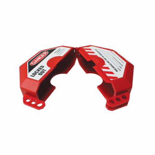product Master Lock® 482 Rotating Gate Valve Lockout, Fits Minimum Handle Size: 4 in, Fits Maximum Handle Size: 6-1/2 in, 4 Padlocks, -50 deg F Min, 350 deg F max