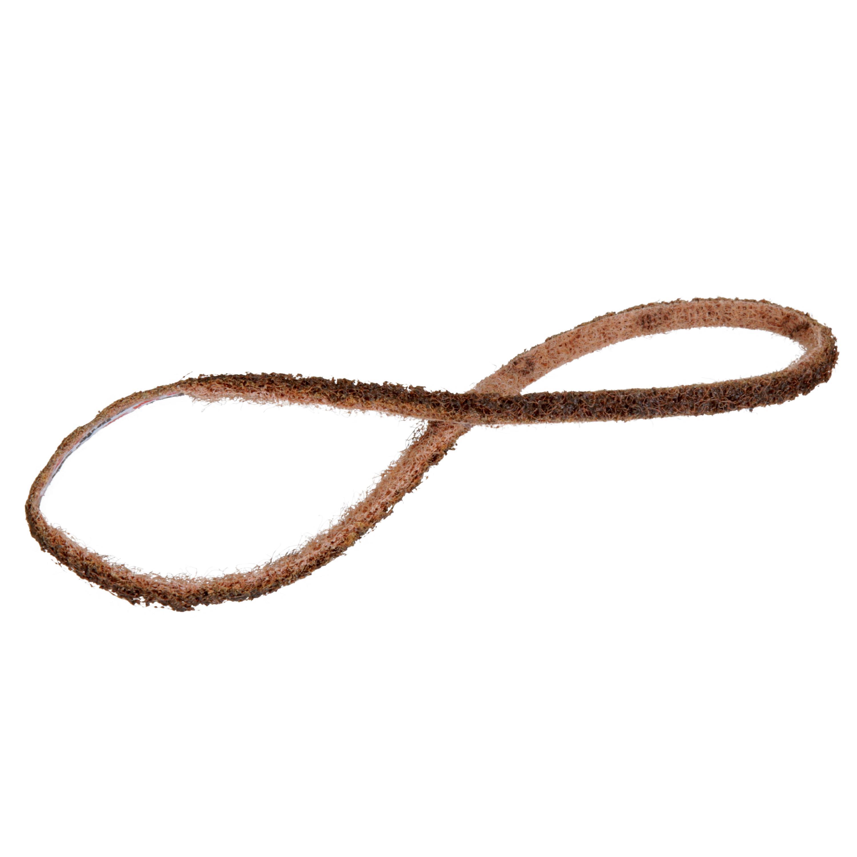 3M&trade; 7000120693 SC-BS Scrim Backed Belt, 1 in W 18 in L, Medium Grade, Aluminum Oxide Abrasive, Maroon
