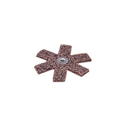 Scotch-Brite&trade; 7000120965 Eyelet Abrasive Star, 1-1/2 in Dia Star, Coarse Grade, Aluminum Oxide Abrasive