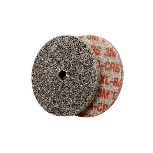 Scotch-Brite&trade; 7000000693 EXL High Performance Unitized Wheel, 2 in Dia Wheel, 1/4 in Center Hole, 1/4 in W Face, Coarse Grade, Aluminum Oxide Abrasive