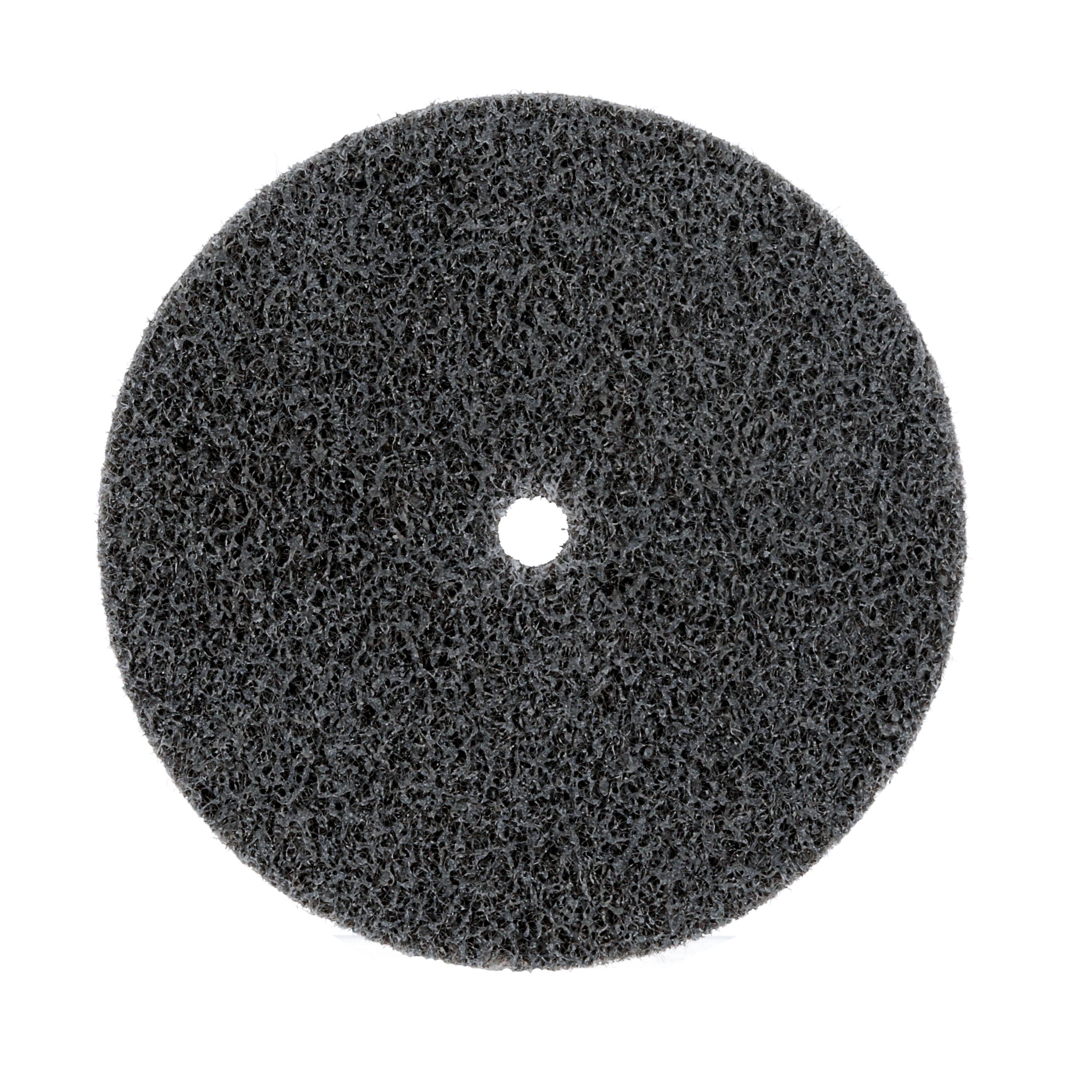 Scotch-Brite&trade; 7000000692 EXL High Performance Unitized Wheel, 3 in Dia Wheel, 1/4 in Center Hole, 1/4 in W Face, Fine Grade, Silicon Carbide Abrasive
