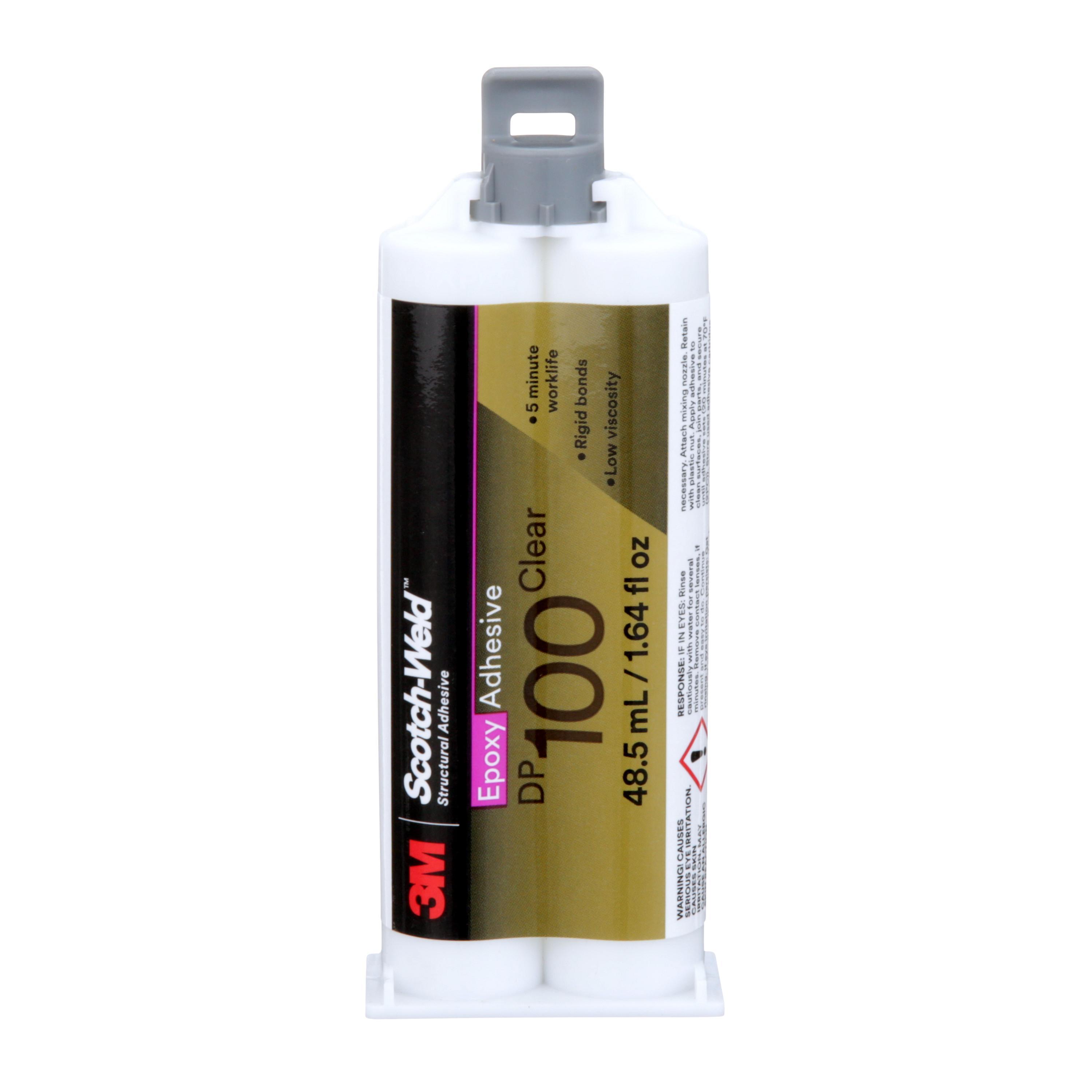 Loctite&reg; 237116 Hysol&reg; E-30CL&trade; Chemical Resistant Impact Resistant Low Viscosity Epoxy Adhesive, 50 mL Dual-Cartridge, Clear, 24 hr Curing