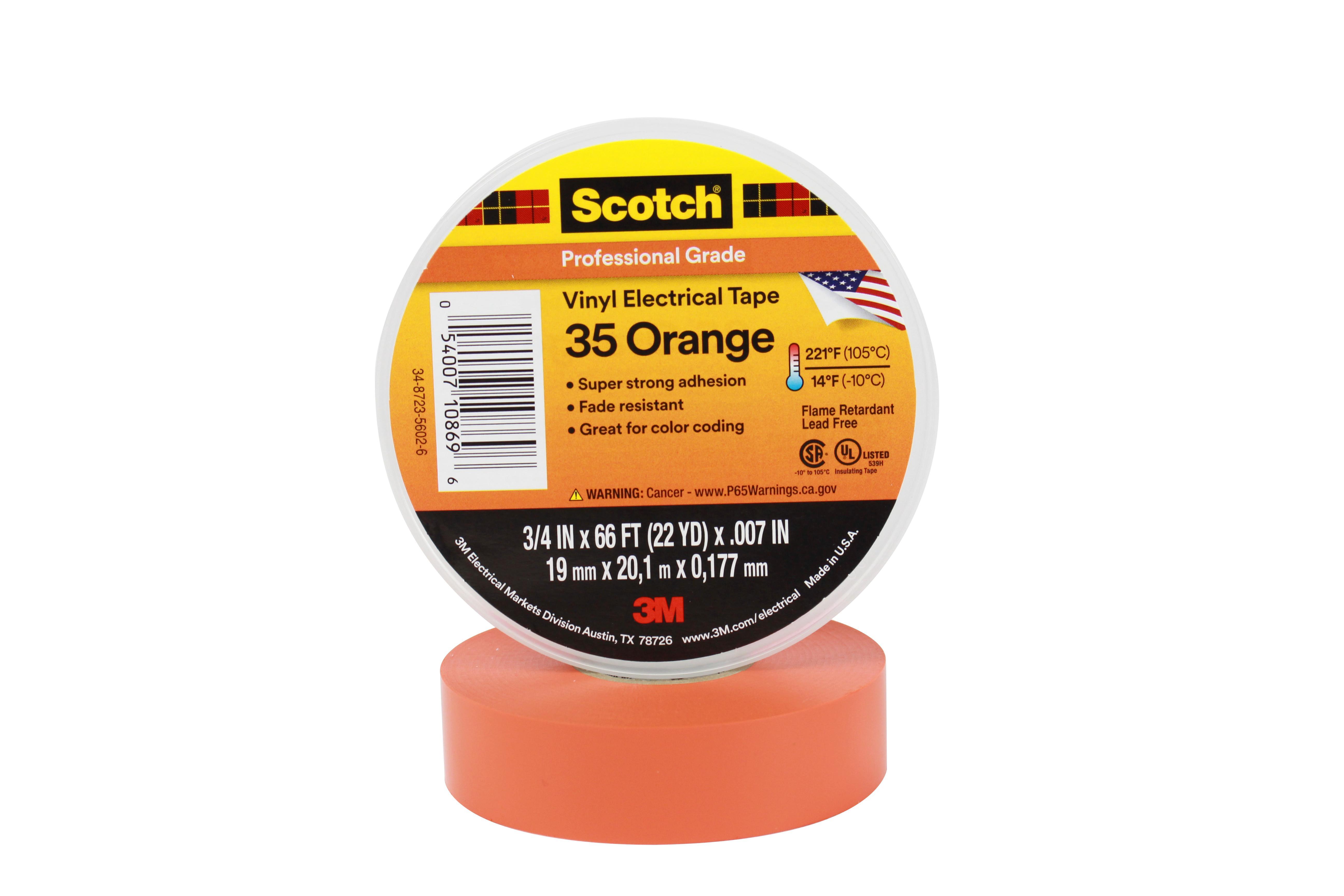 Scotch&reg; 7000031581 MMM 35-3/4 ORANGE
