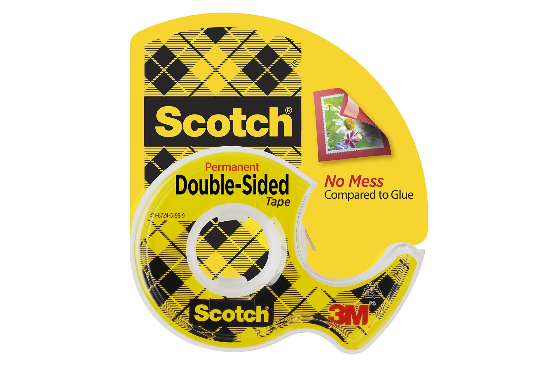 Scotch® 7010384288 810P10K Office Tape, 1 in L 0.75 in W, 2.2 mil THK, Synthetic Acrylic Adhesive, Matte Acetate Backing, Transparent