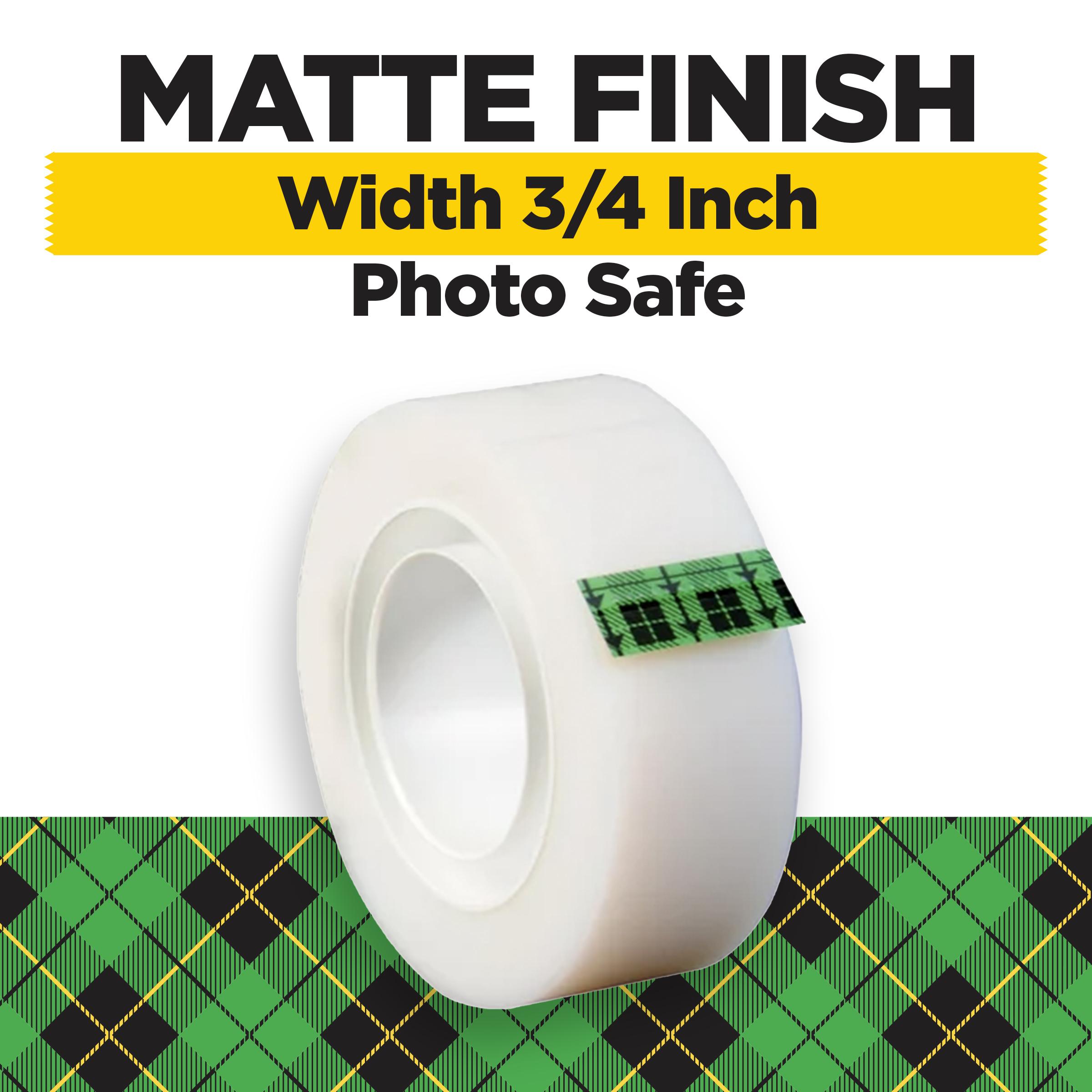 Highland™ 021200-07567 Transparent Office Tape, 1296 in Roll L x 3/4 in W, Clear Glass