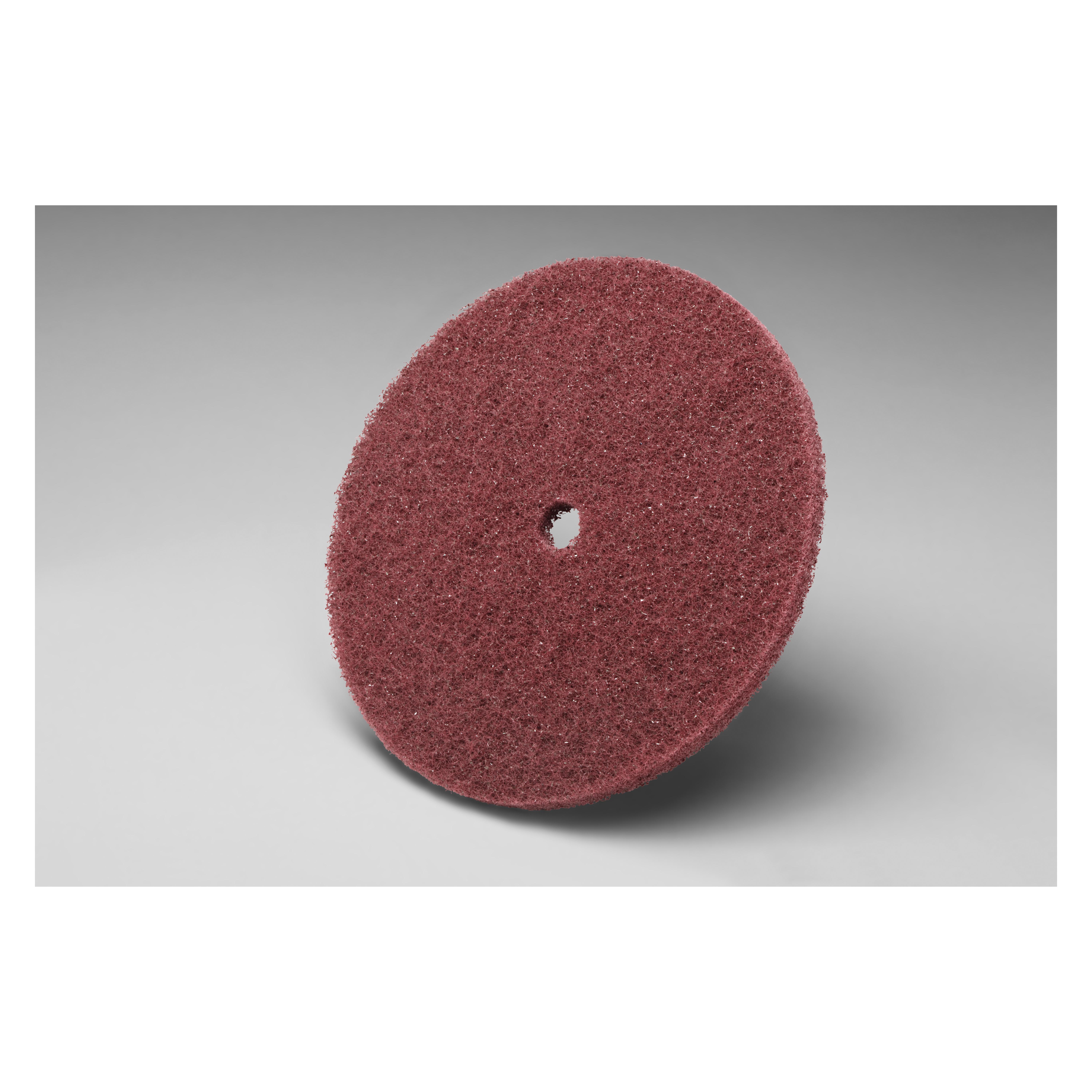 product Scotch-Brite™ HS Blend and Finish Disc, BF-DC, A/O Medium, 6 in x 1/2 in, 100 ea/Case