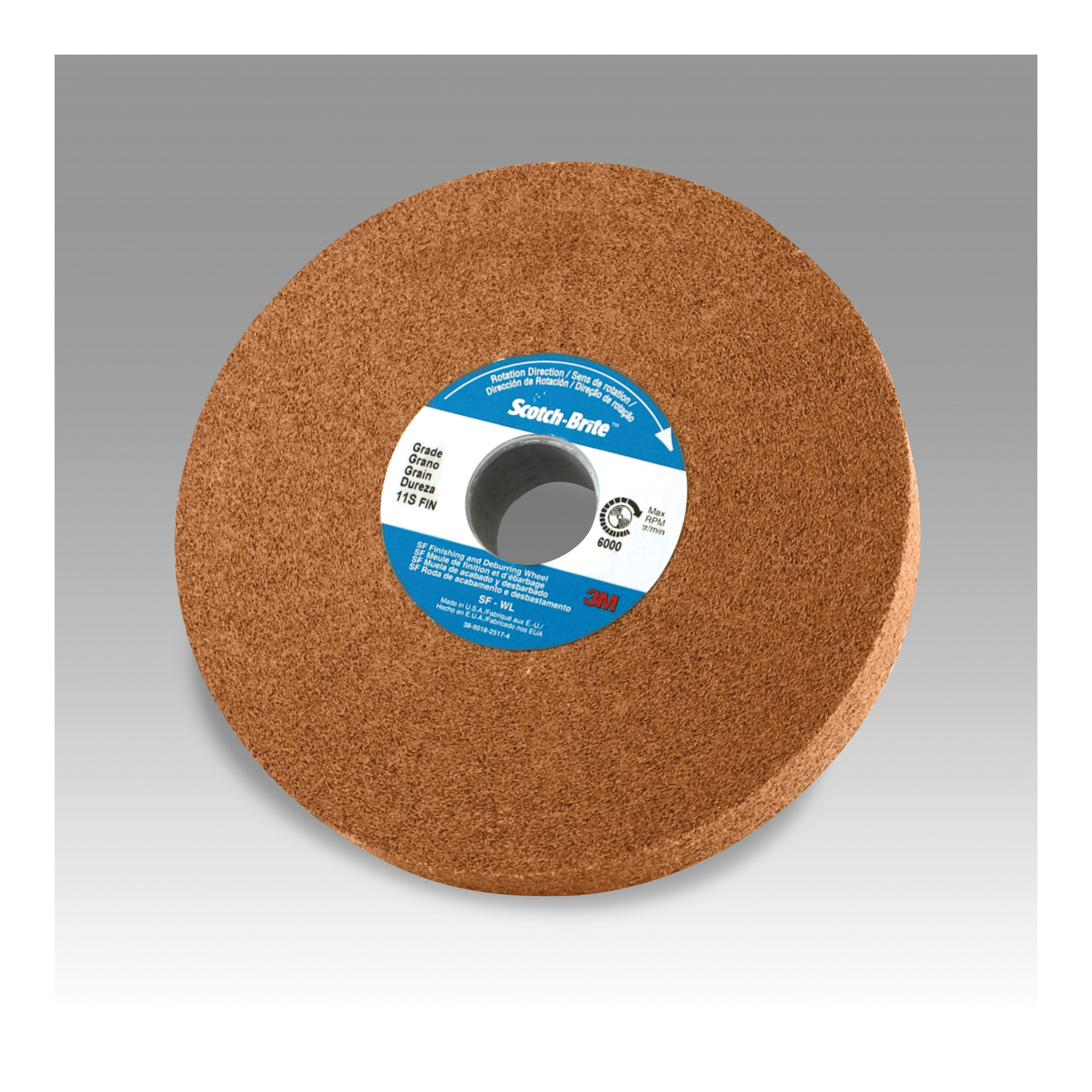 product Scotch-Brite™ Roloc™ EXL Unitized Wheel, XL-UR, 2S Fine, TR, 2 in, 15/Carton, 60 ea/Case