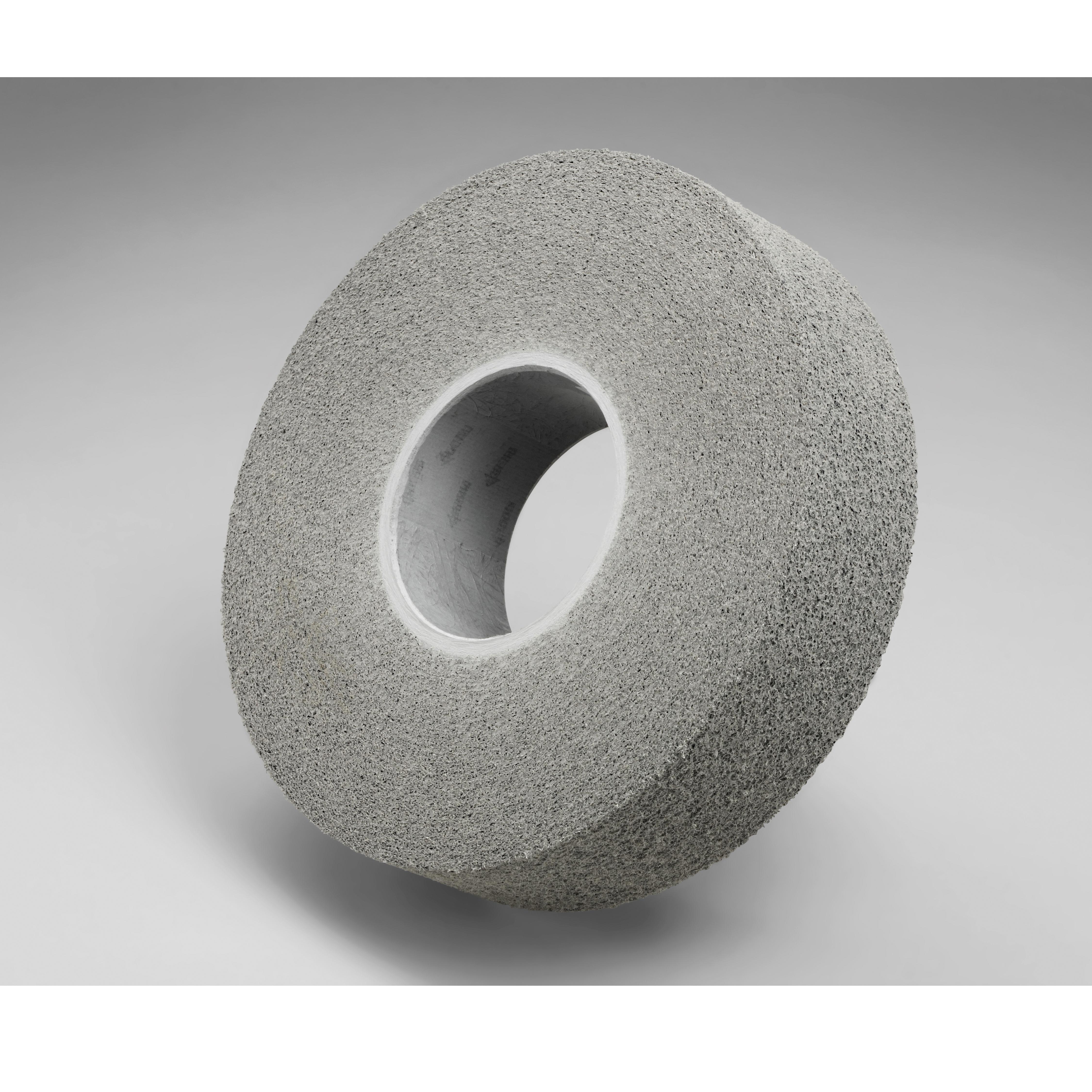 Scotch-Brite&trade; 7100057130 EXL High Performance Unitized Wheel, 1/2 in Dia Wheel, 1/8 in Center Hole, 1 in W Face, Medium Grade, Aluminum Oxide Abrasive