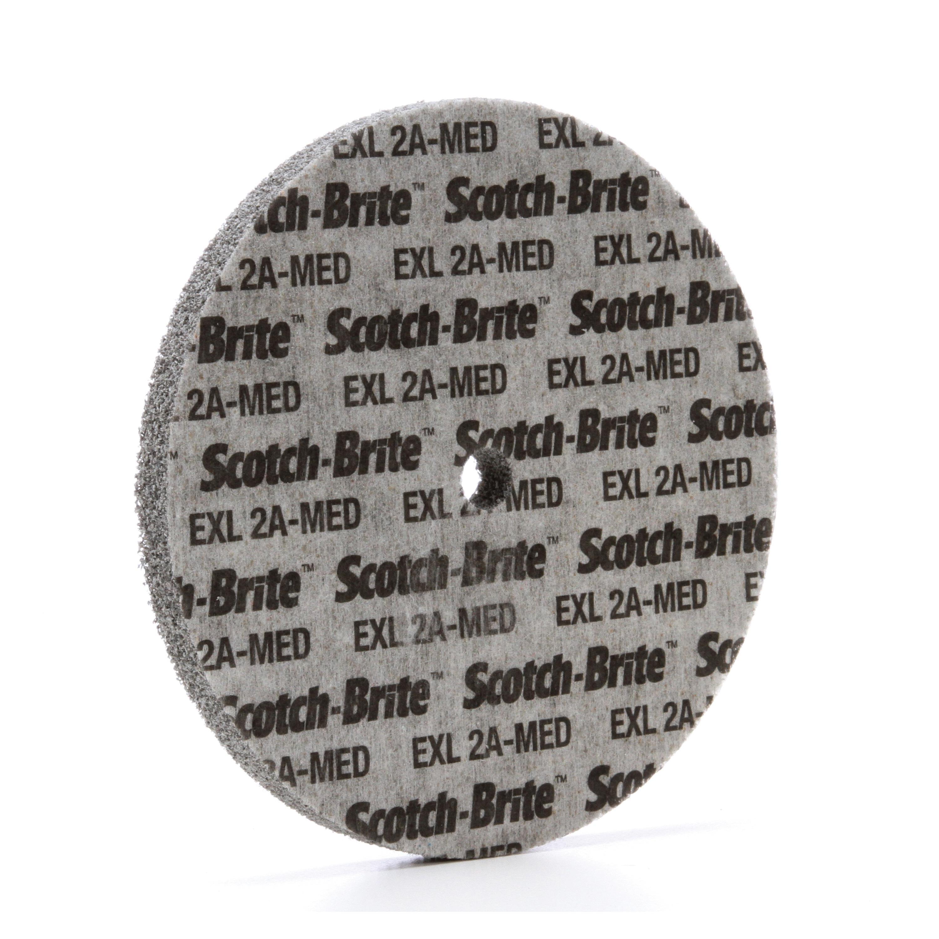 product Scotch-Brite™ Cut and Polish Unitized Wheel, CP-UW, 7A Medium, 6 in x 1/2 in x 1/2 in, 4 ea/Case