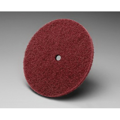 product Scotch-Brite™ Cut and Polish Disc D5, 4 in x 1-1/4 in x 1/4 in A MED, 10 ea/Case