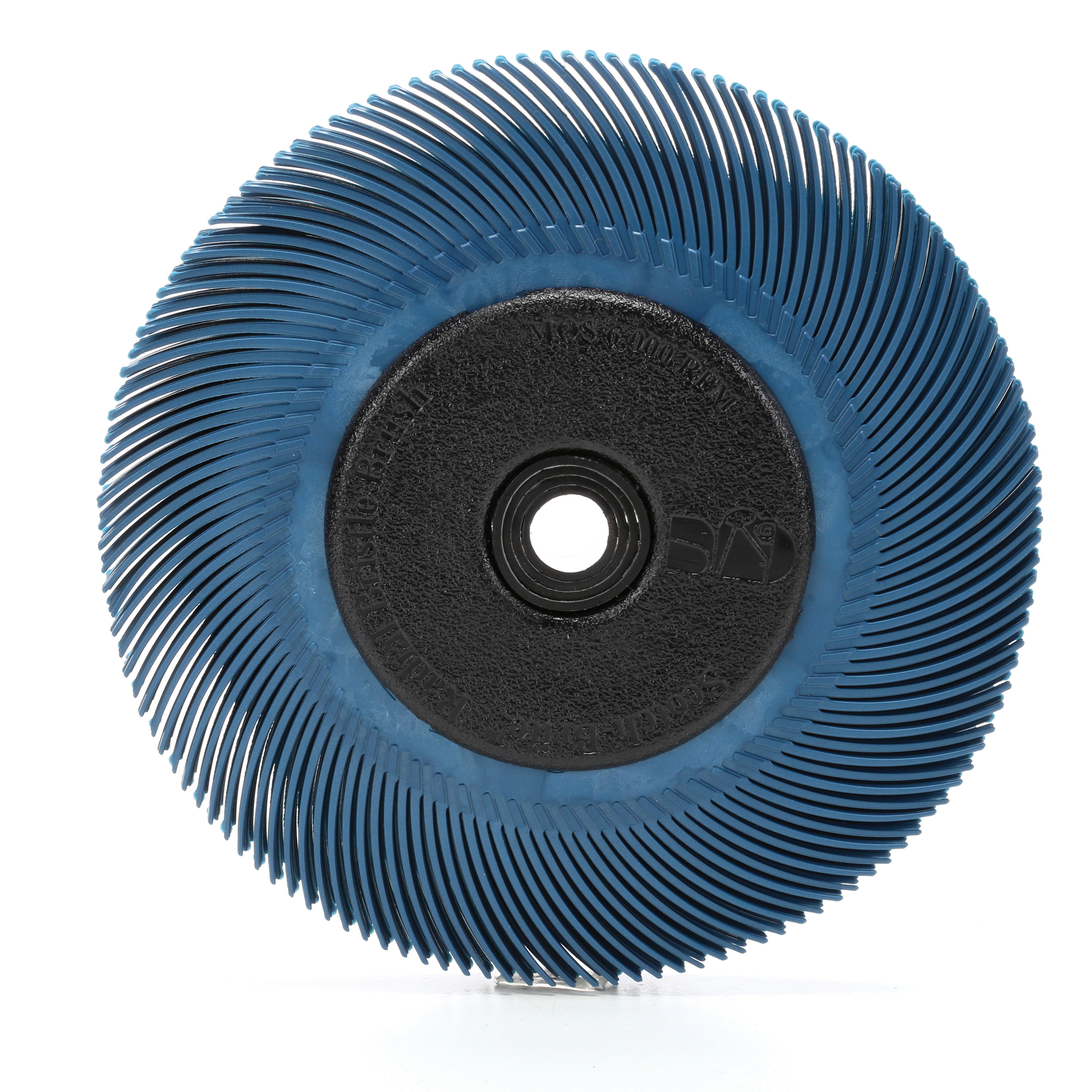 product Scotch-Brite™ Radial Bristle Brush, 6 in x 1/2 in x 1 in 50 With Adapter, 5 ea/Case