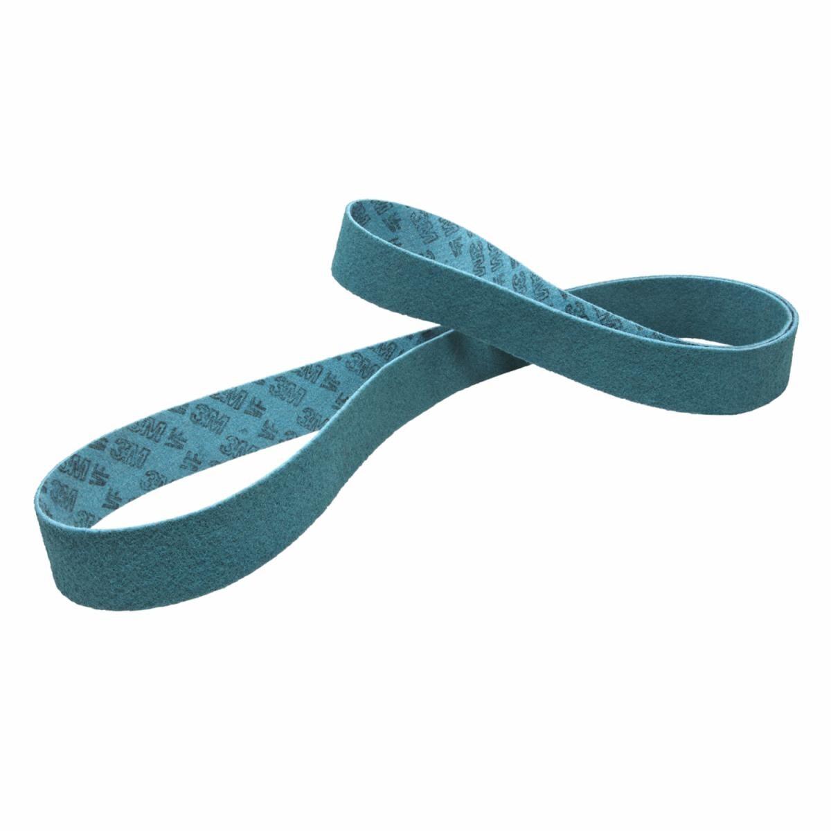 3M&trade; 7000028435 SC-BS Scrim Backed Belt, 3.5 in W 15.5 in L, Medium Grade, Aluminum Oxide Abrasive, Maroon