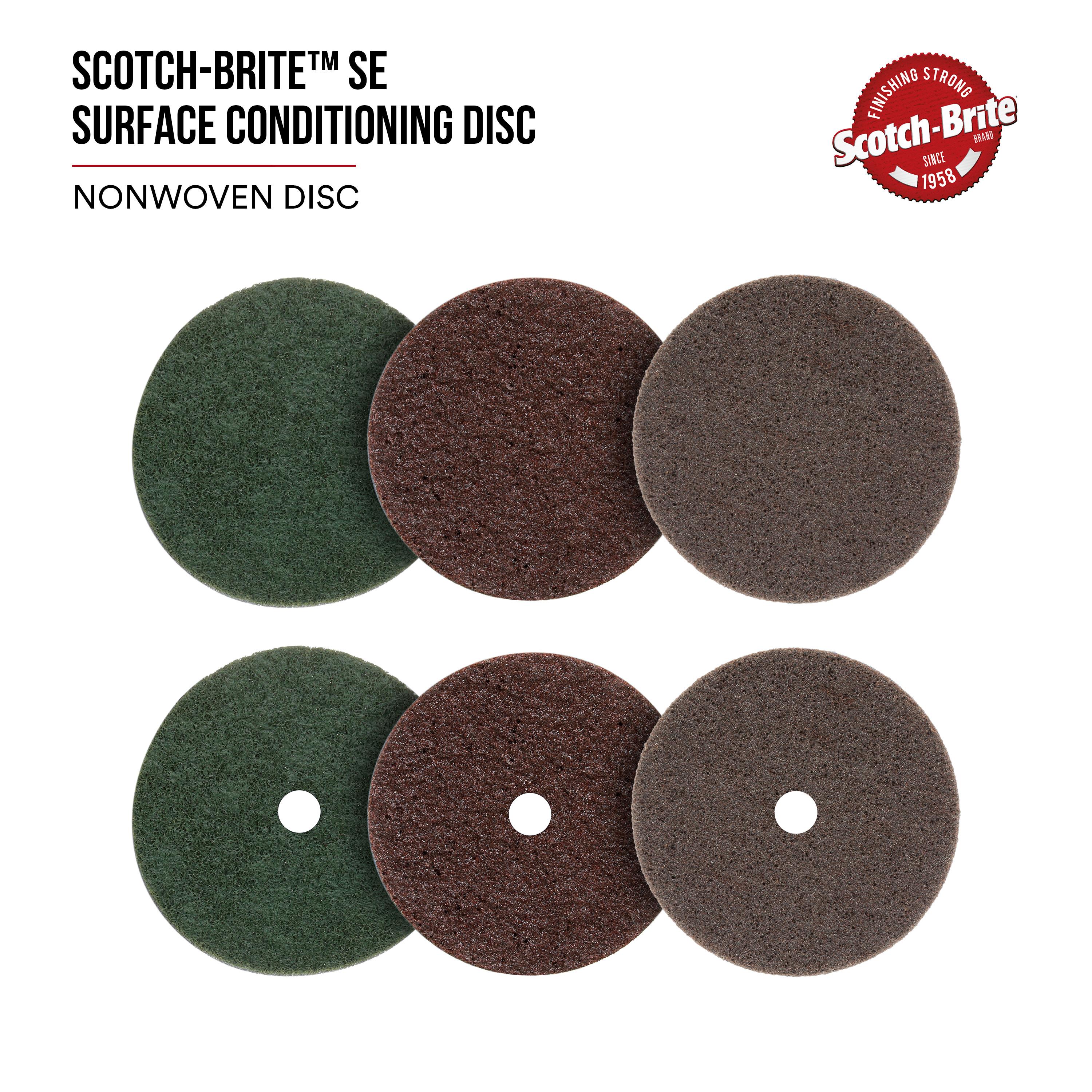 3M&trade; 7000120991 SC-DM Disc, 2 in Dia Disc, Medium Grade, Aluminum Oxide Abrasive
