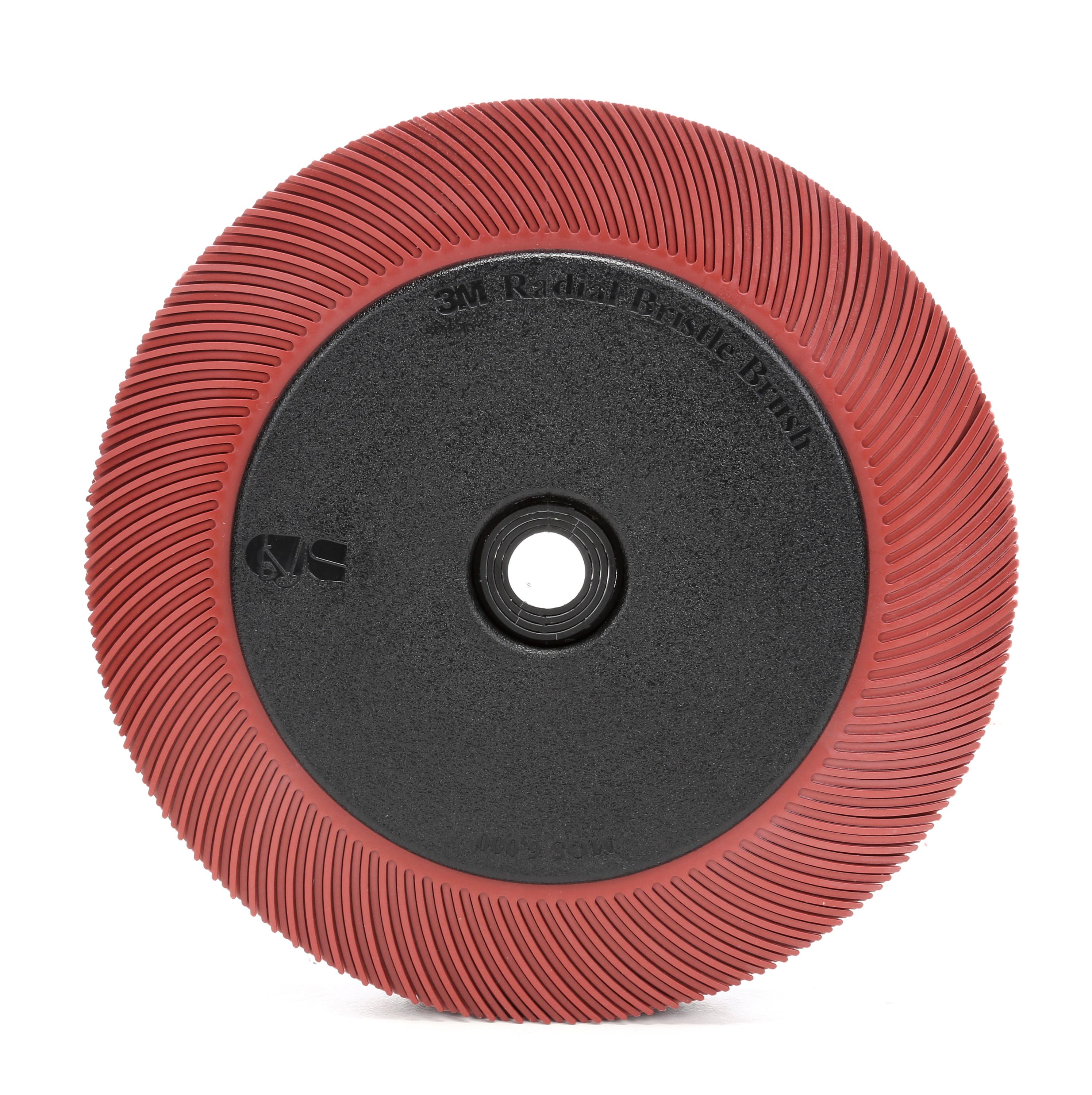 Scotch-Brite&trade; 7000046182 Bristle Disc, 3 in Dia Brush, 3/8 in Arbor Hole, 360 Grit, Extra Fine Grade, Ceramic Fill