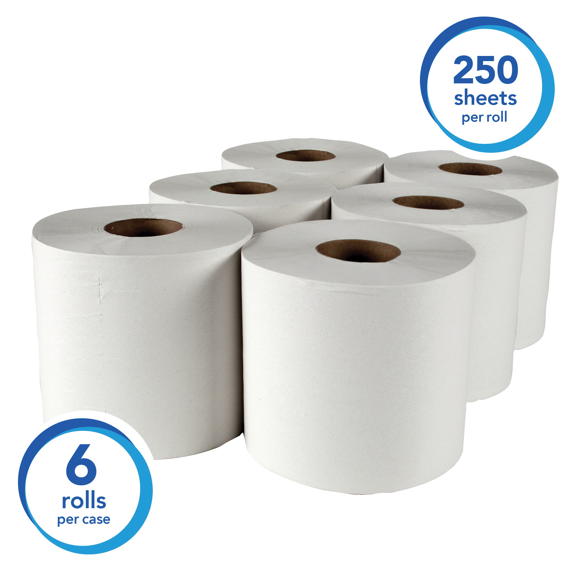 Scott&reg; 01061 Center Pull Towel, 250 Sheets, 1 Plys, Paper, White, 8 in W