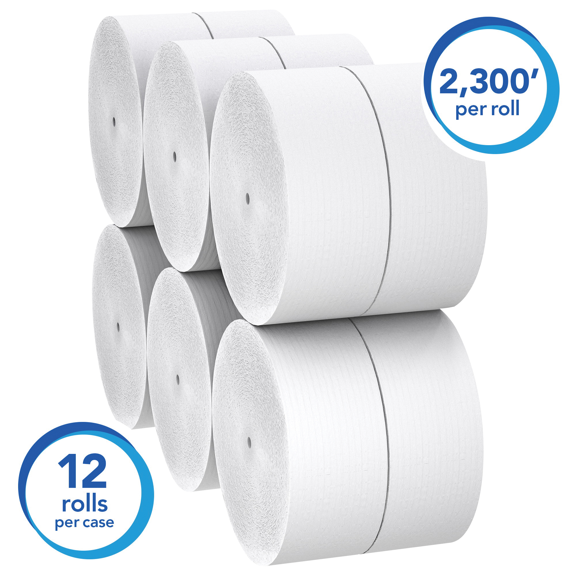 Scott&reg; 07005 JRT Jr. Coreless Bathroom Tissue, 1 Plys, Paper
