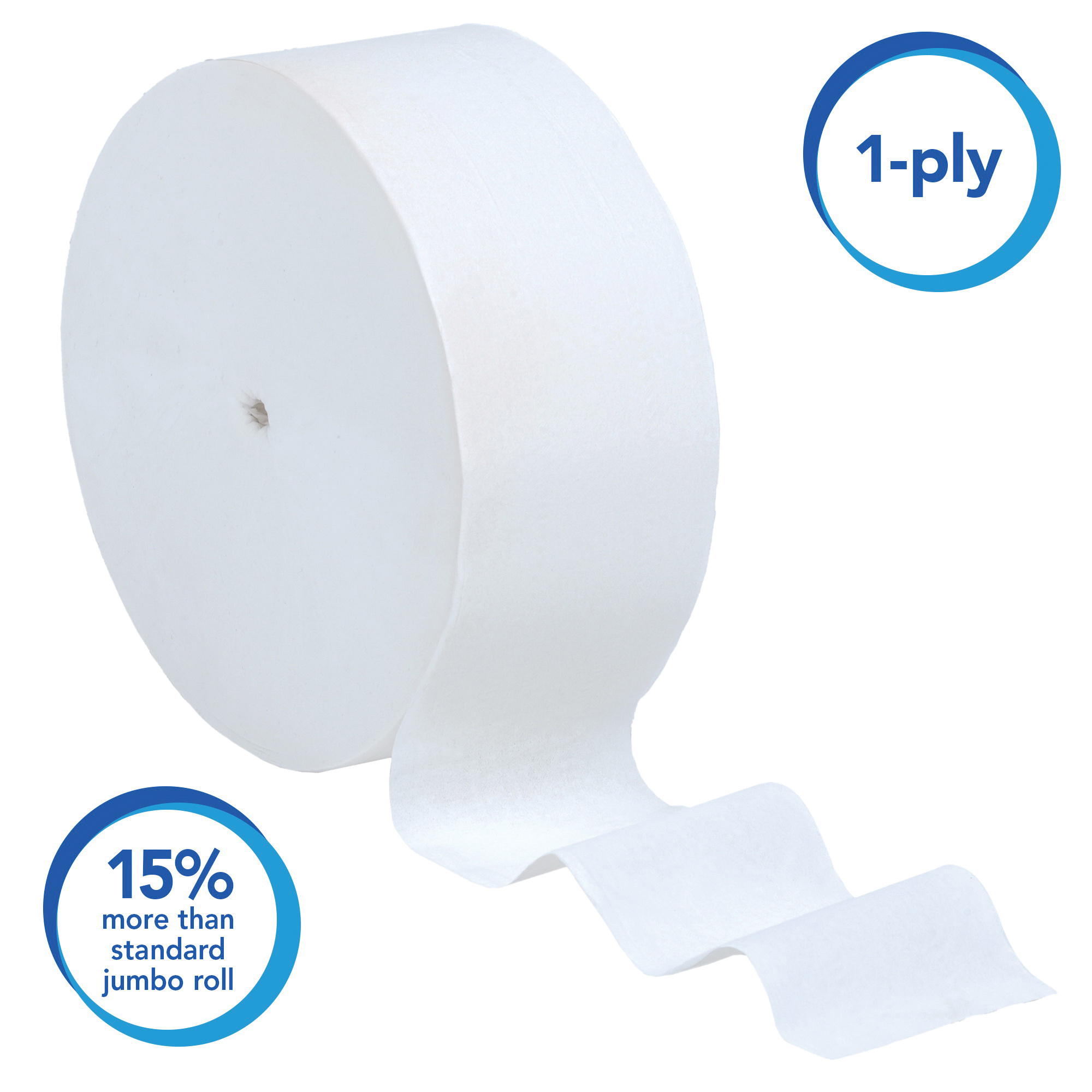 Scott&reg; 07005 JRT Jr. Coreless Bathroom Tissue, 1 Plys, Paper