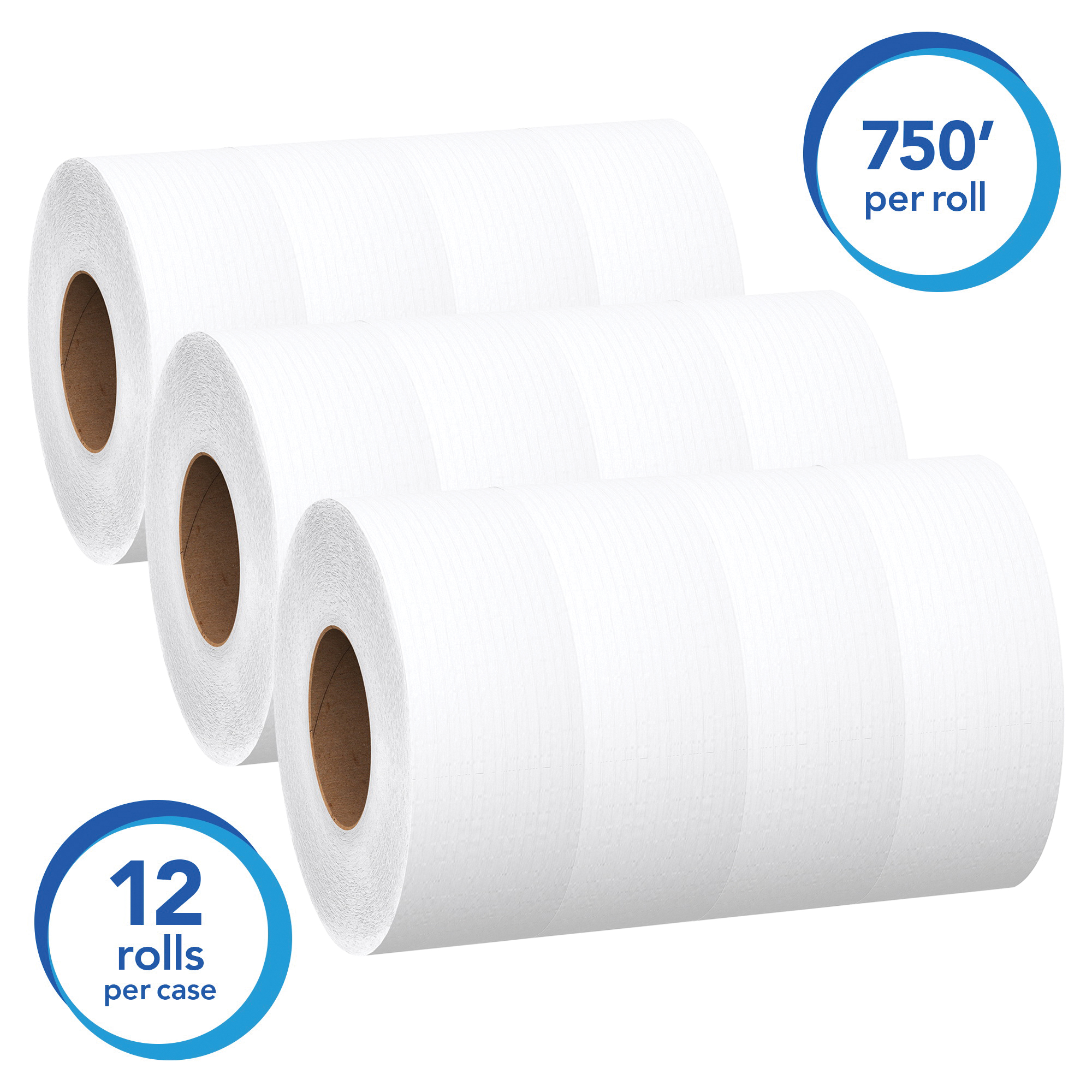 Scott&reg; 07304 JRT Jr. Bathroom Tissue, 25% Recycled Fiber, White