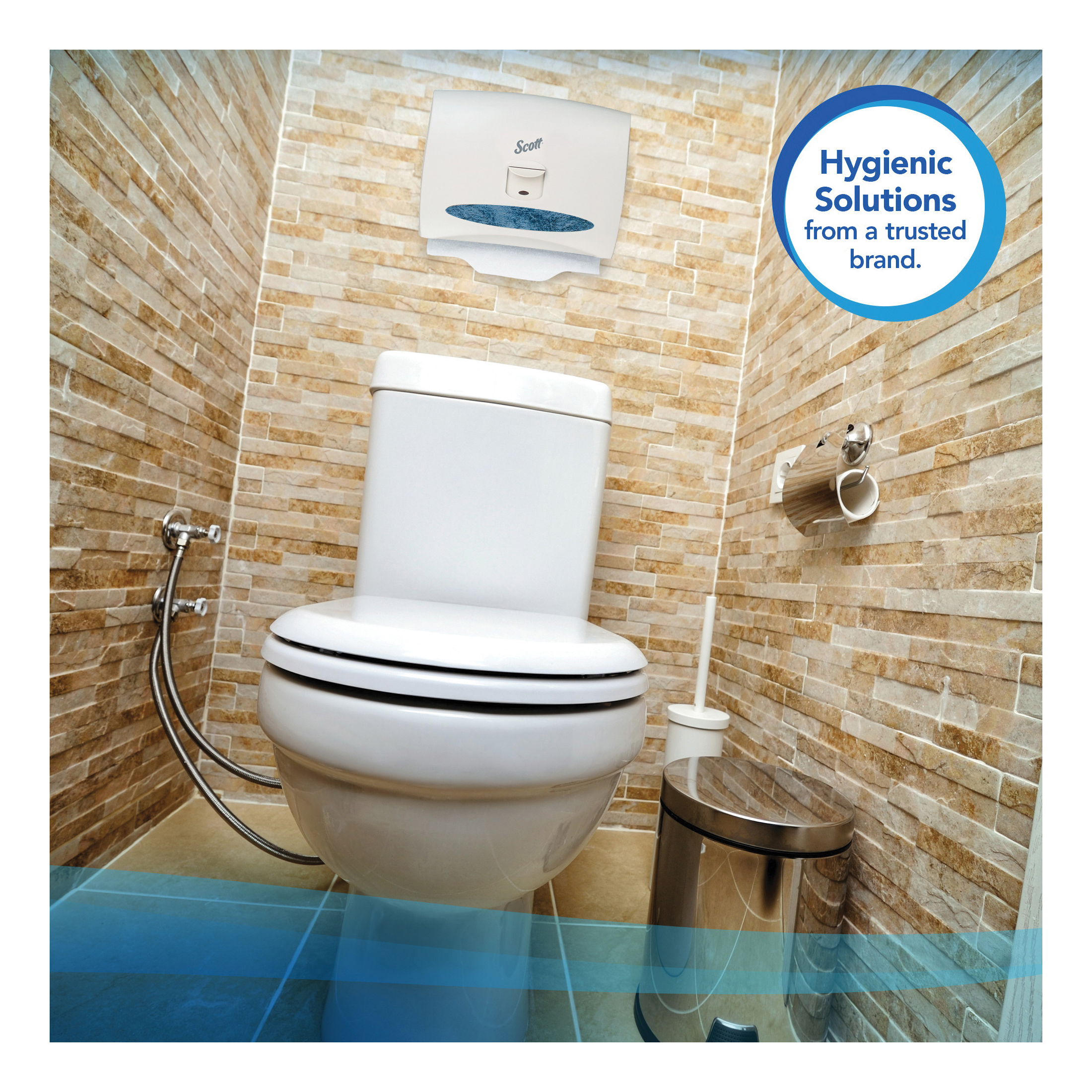 Scott&reg; 07410 Toilet Seat Cover, 15 in W x 18 in D, Paper, White