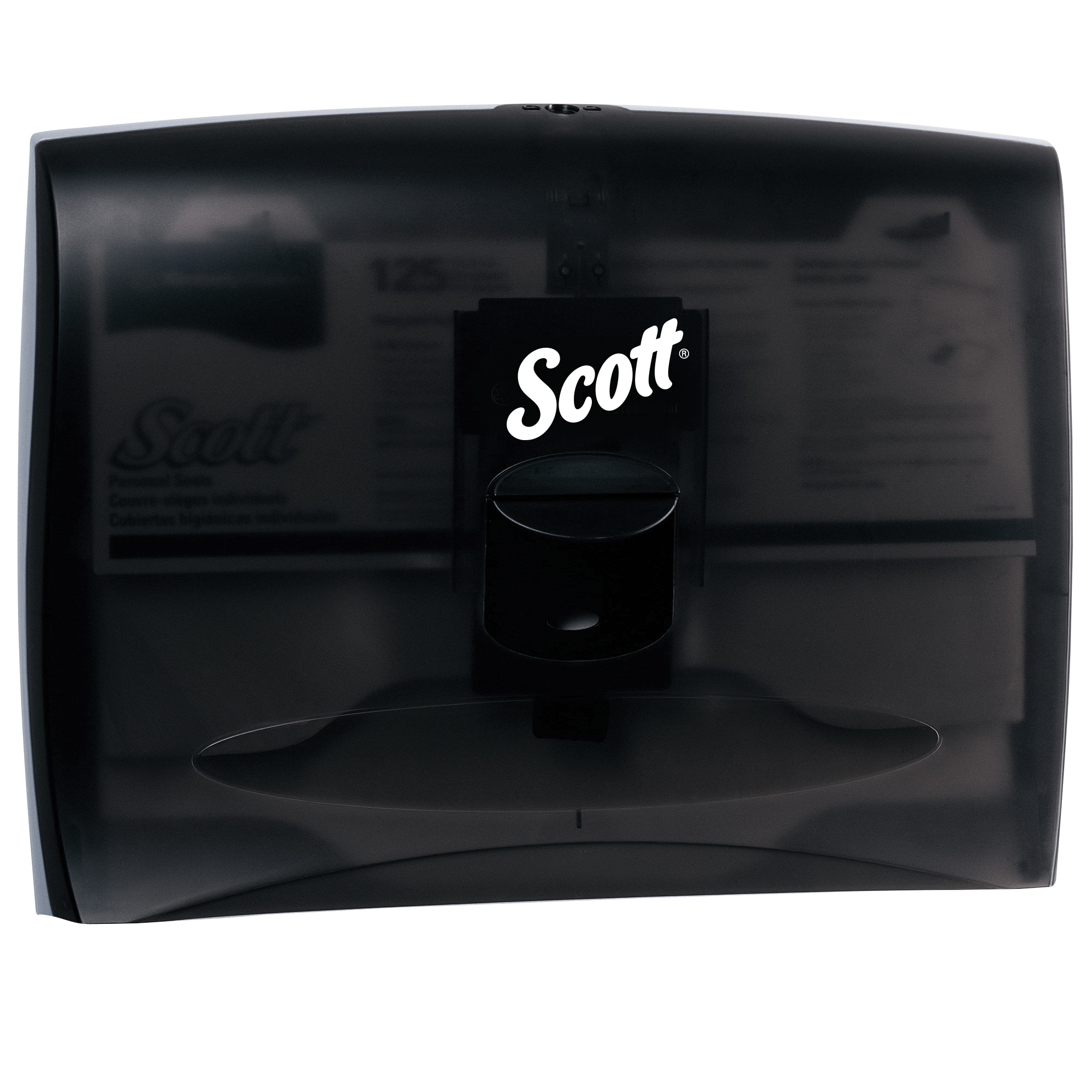 Scott® 09505 Windows® 2000/XP/Vista/7 Toilet Seat Cover Dispenser, 13-1/4 in OAL, Wall Mount, Plastic, Domestic