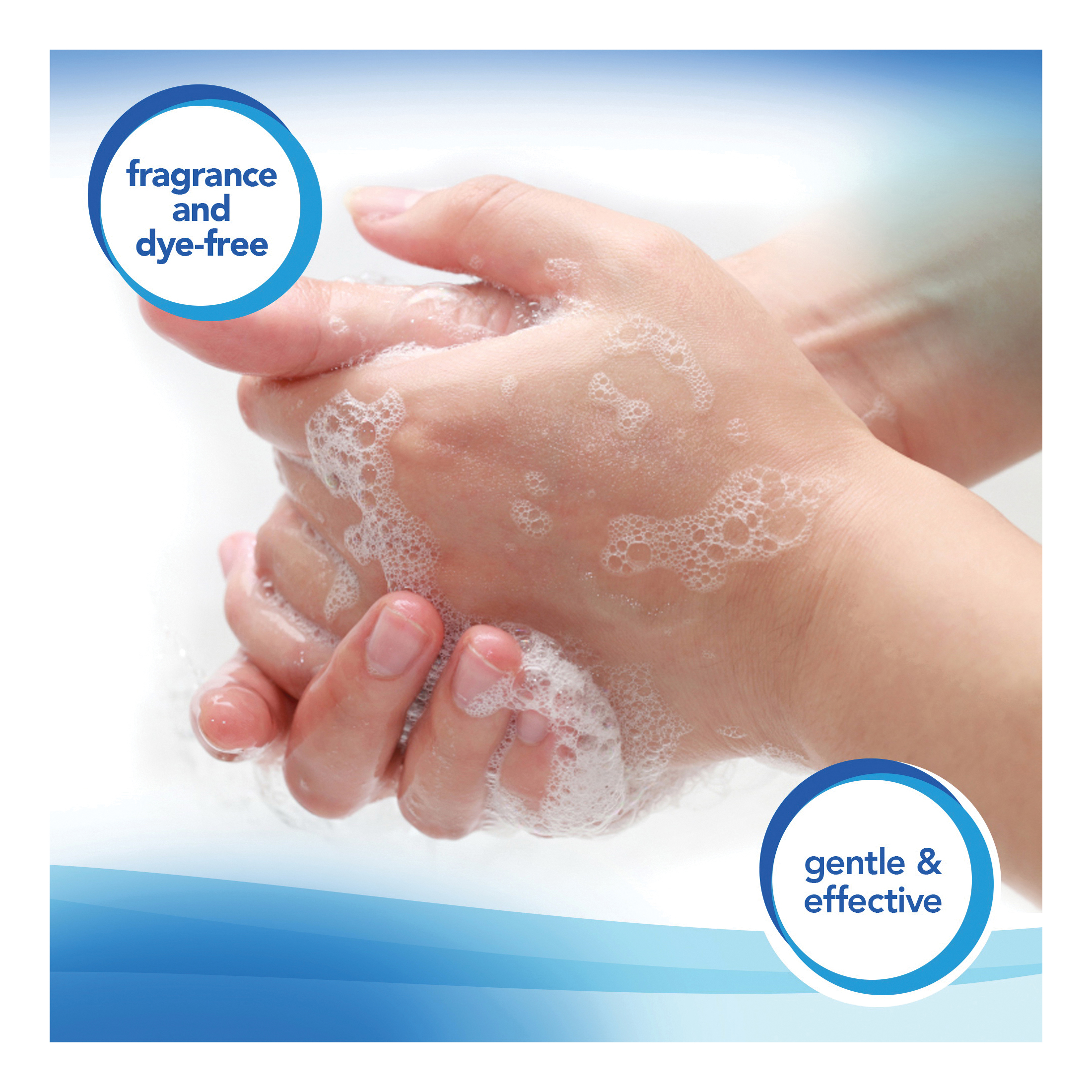 Scott&reg; 11285 Dye Free Foam Skin Cleanser, 1.5 L, Refill, Liquid, Unscented, Clear Glass