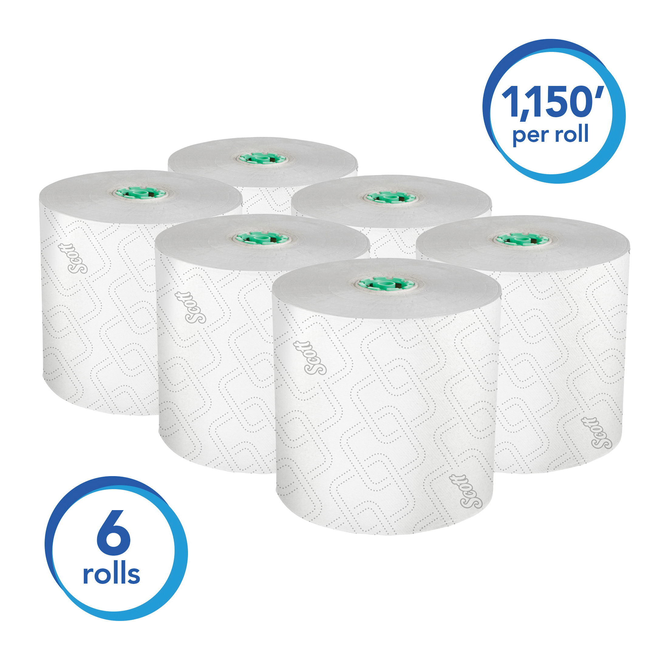 Scott&reg; 25700 Pro&trade; High Capacity Hard Roll Towel, 1 Ply, Paper, White, 7-1/2 in W
