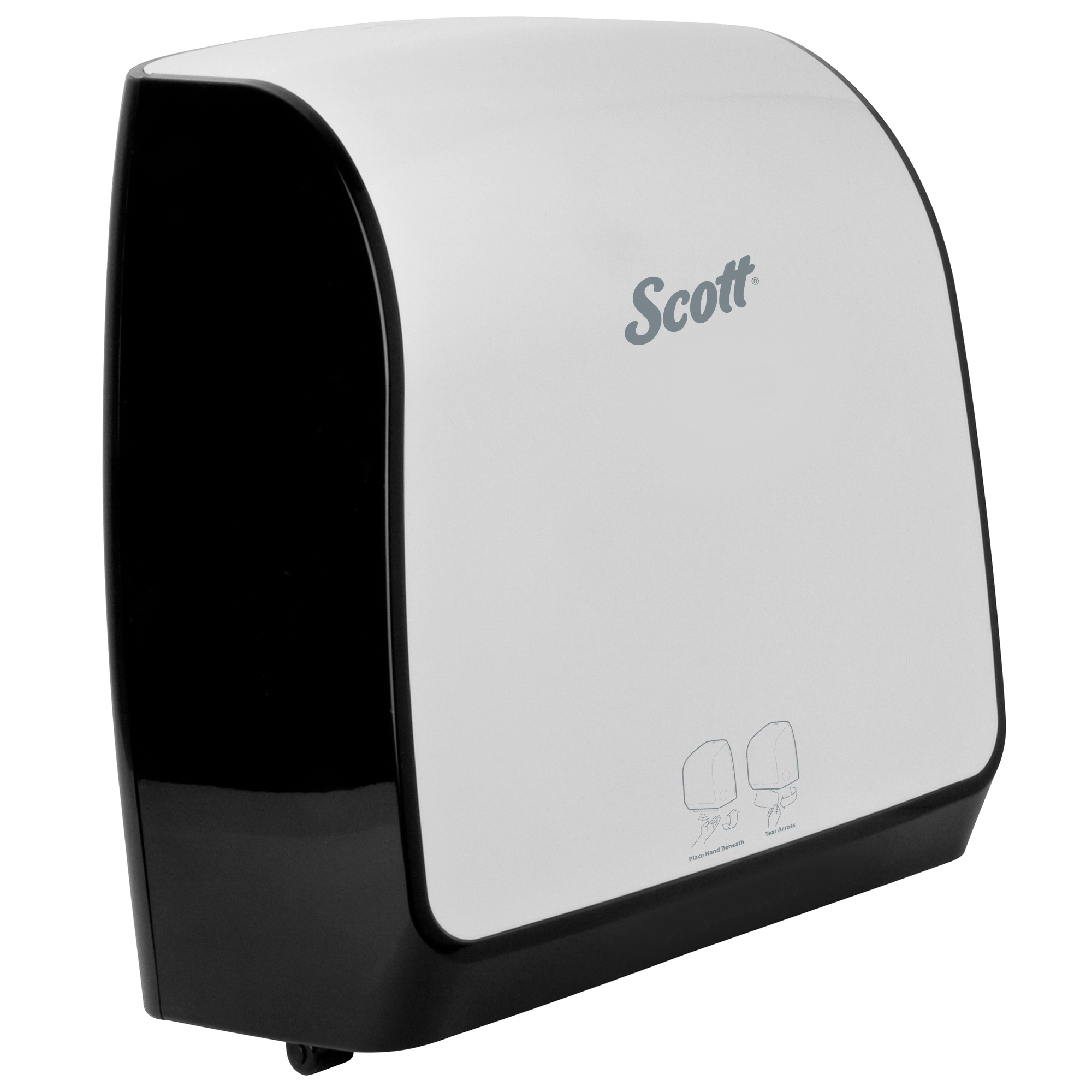 Scott&reg; 29738 MOD* E Electronic Hard Roll Towel Dispenser, 9.18 in OAL, Wall Mount, Domestic