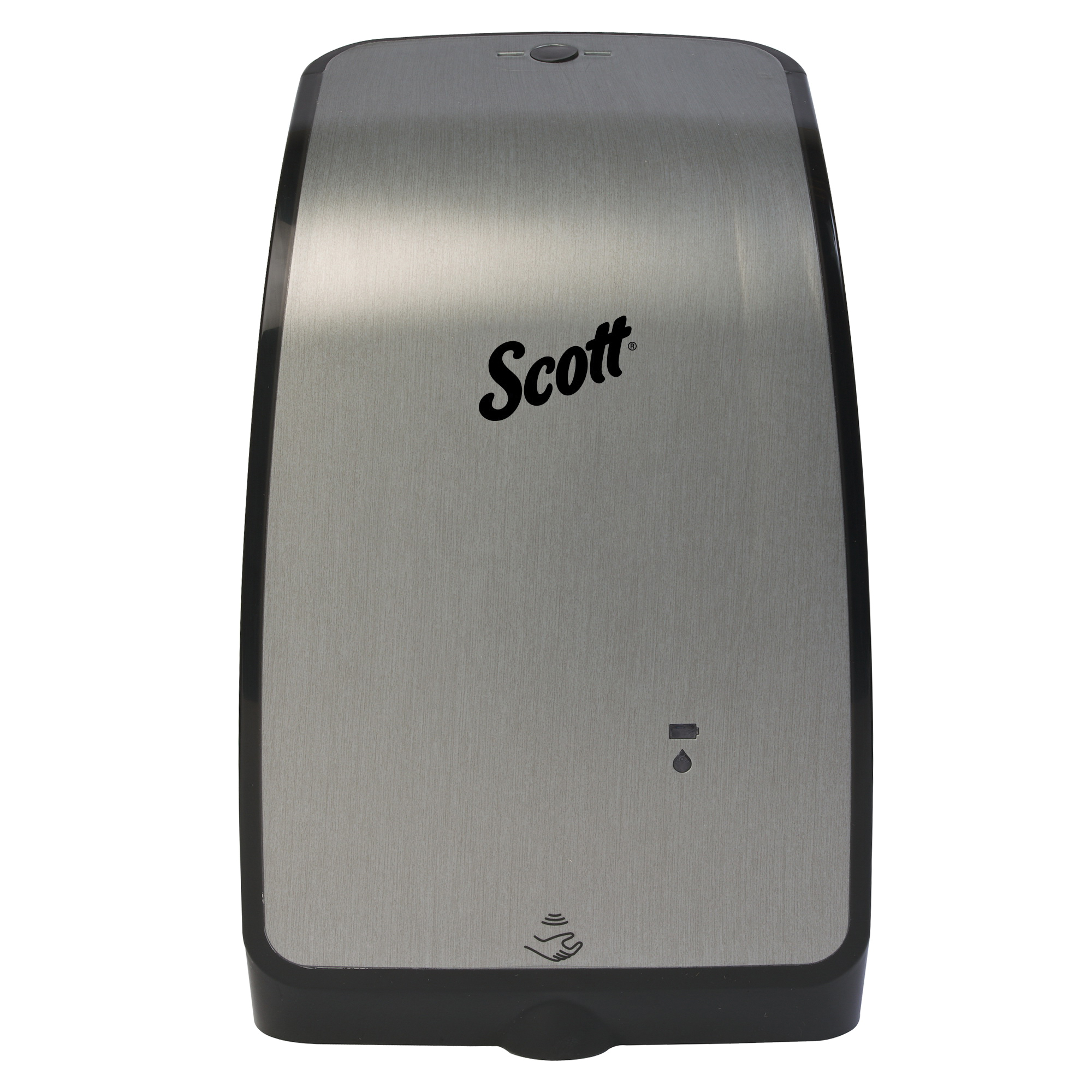 Scott&reg; 32508 MOD* Cassette Electronic Touchless Skin Care Dispenser, Faux Stainless, 1200 mL Capacity, 11.69 in OAL, Plastic